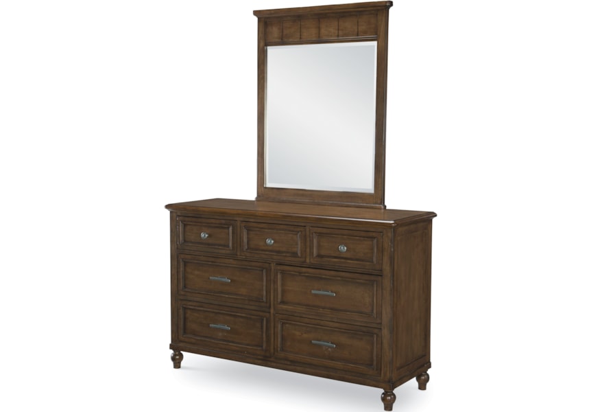 Legacy Classic Kids Lake House Transitional Dresser And Mirror Set
