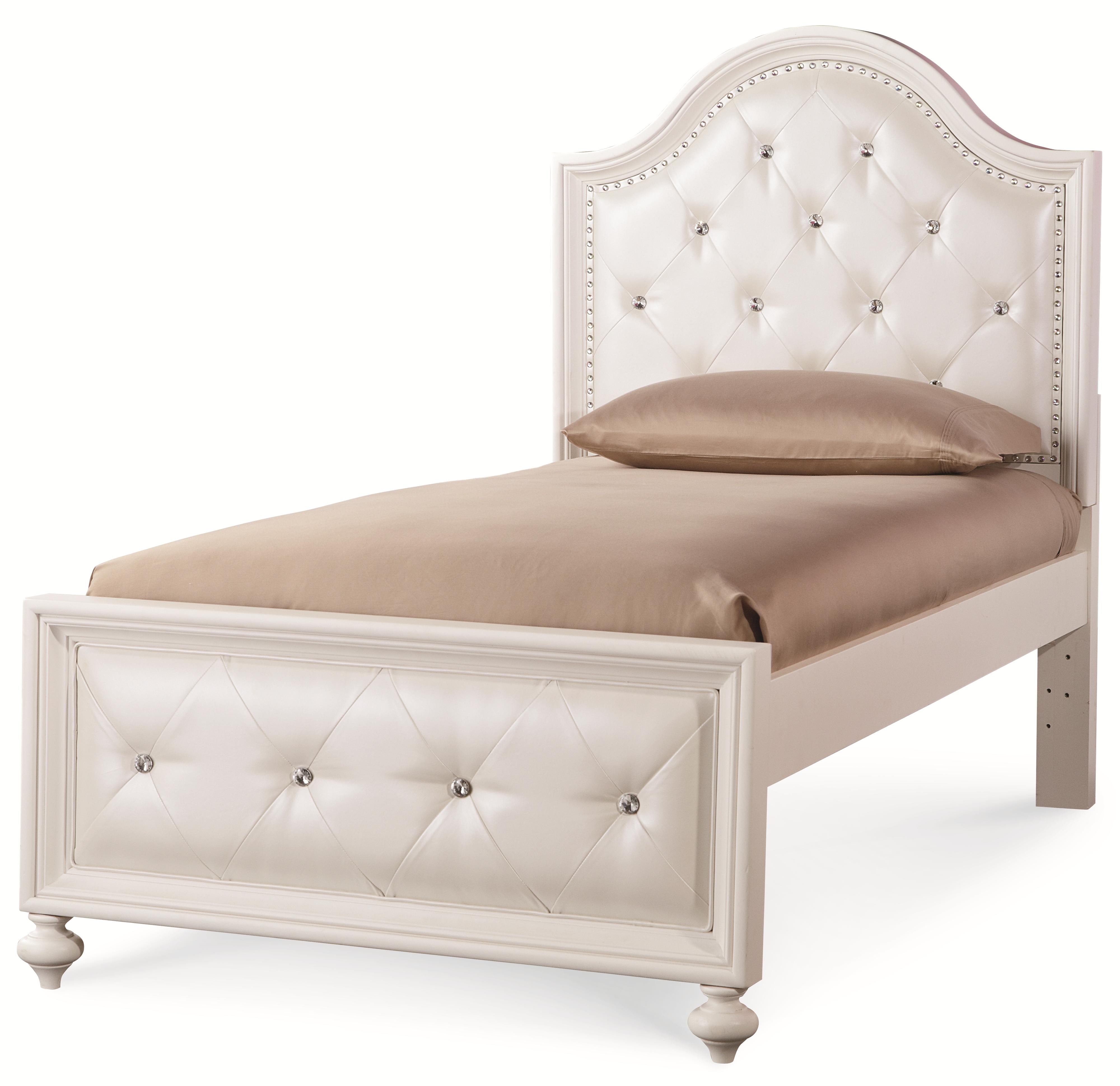 Madison Twin Upholstered Bed With Button Tufting Sadler S Home