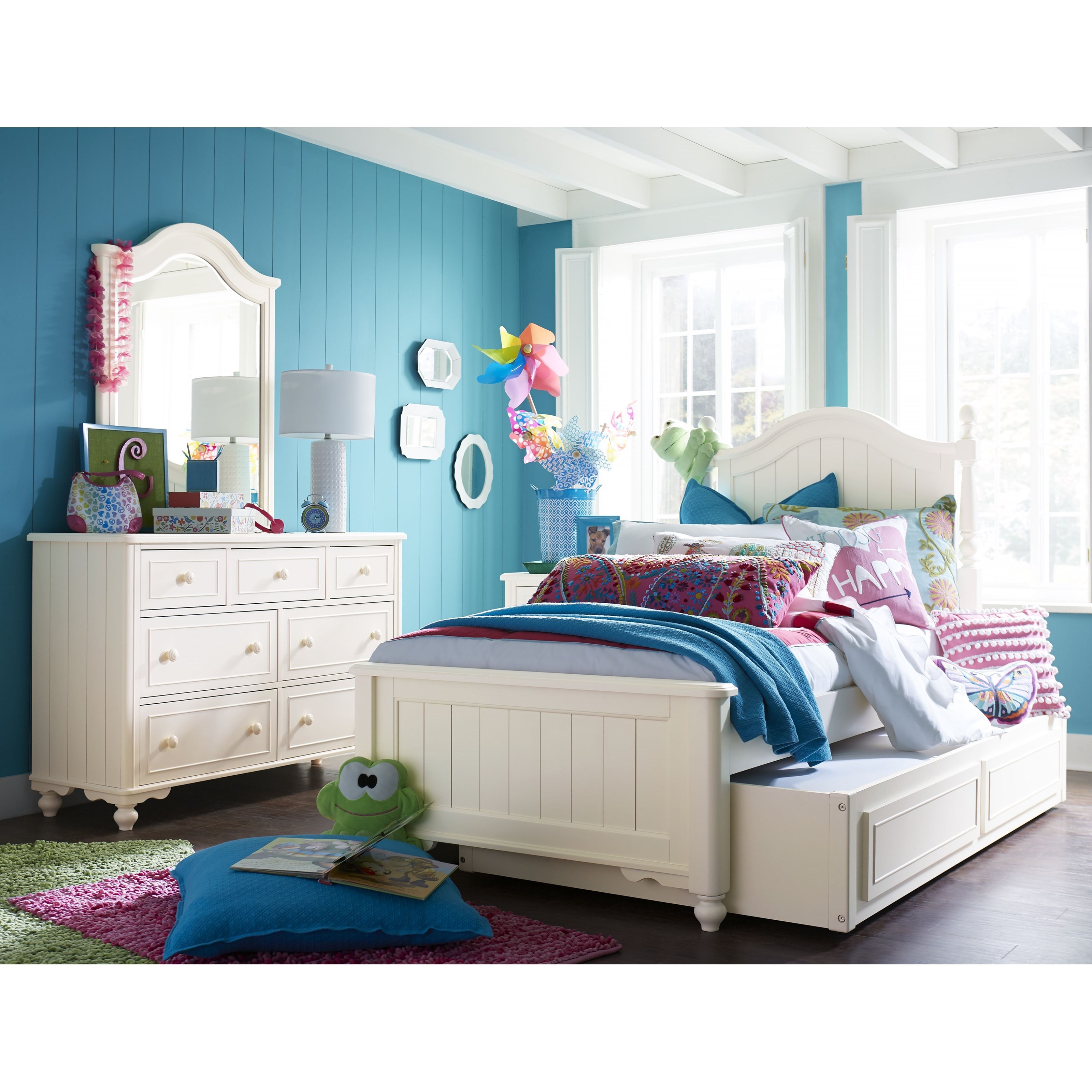 Legacy Classic Kids Summerset Twin Bed With Trundle Storage Drawer