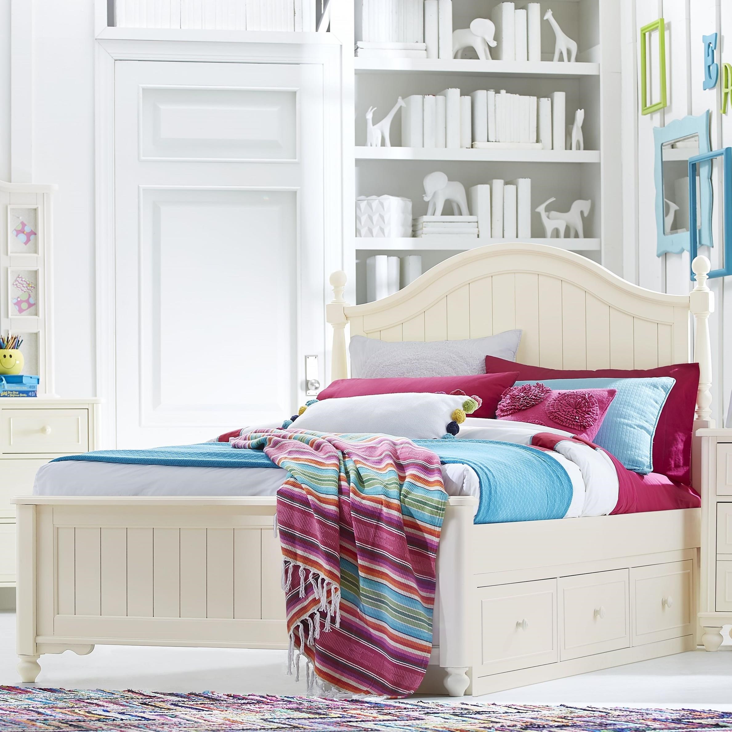 twin bed for kids with storage