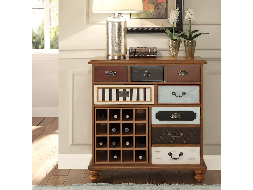 Legends Furniture Anthology Jackson Wine Cabinet With Eclectic