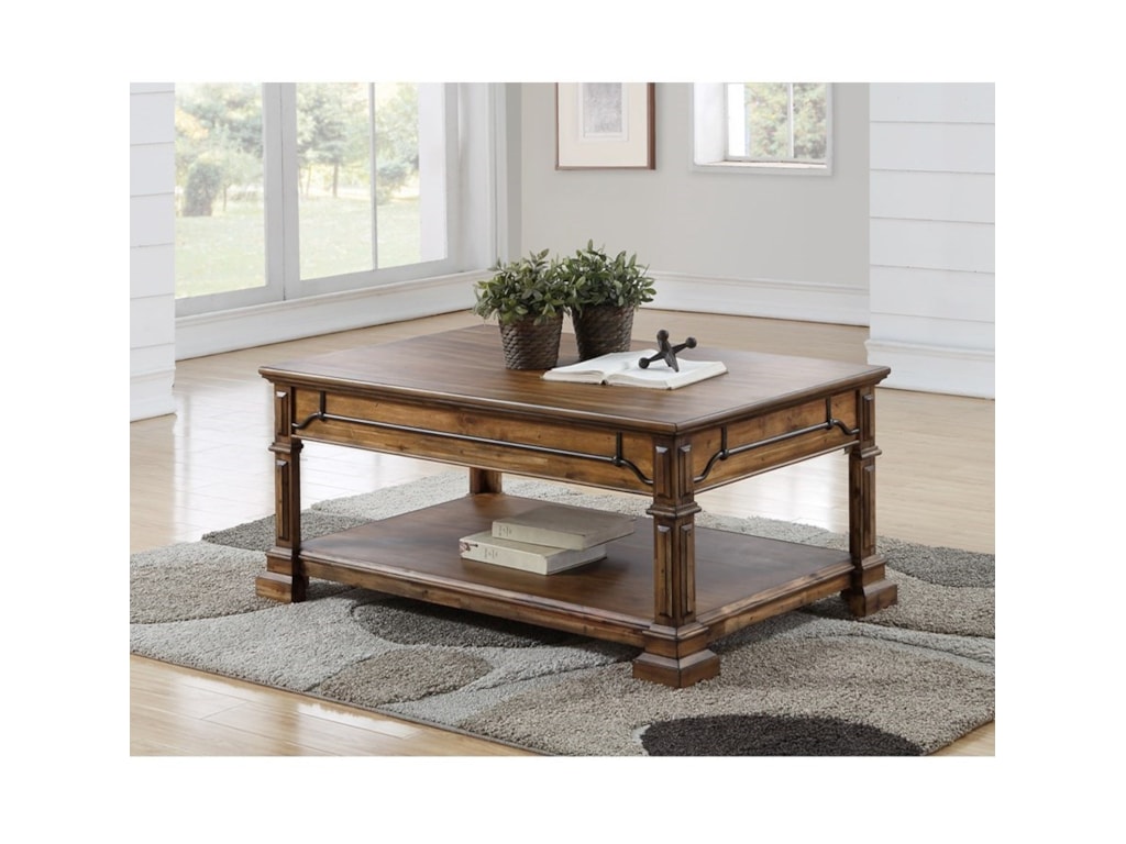 Legends Furniture Barclay Zbcl 4200 Traditional Coffee Table Dunk Barclay Traditional Coffee Table By Legends Furniture