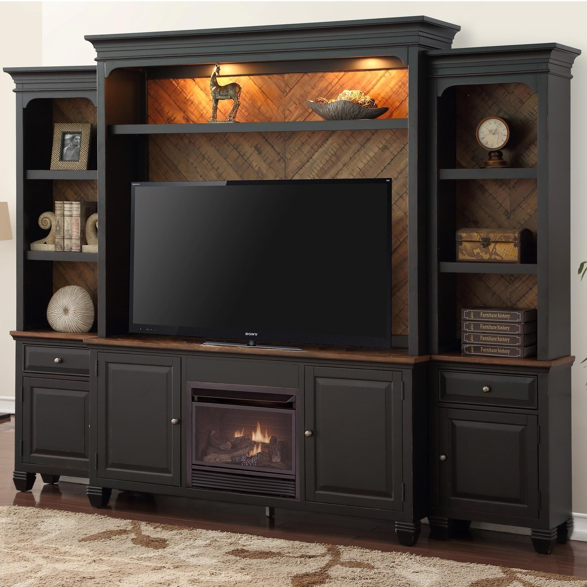 Legends Furniture Brighton Zbtn 1001 Fireplace Entertainment Wall