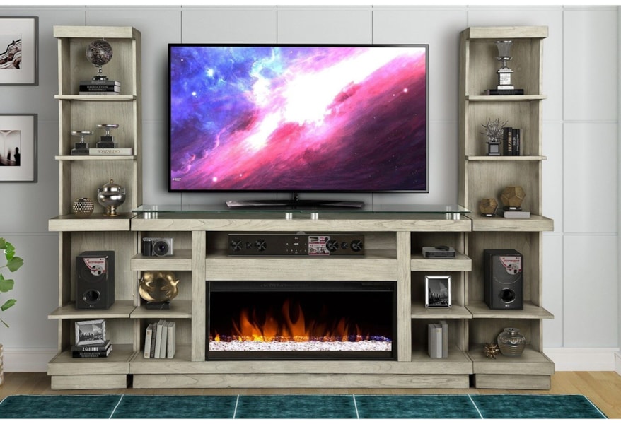 Legends Furniture Celino Contemporary Entertainment Wall Unit With
