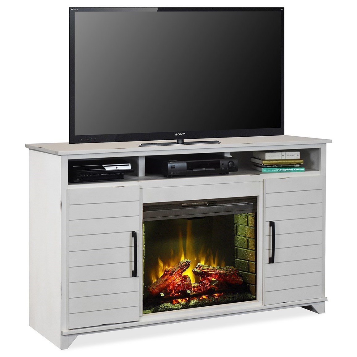 Legends Furniture Cottage Ct5100 Jwt Casual 2 Door Fireplace