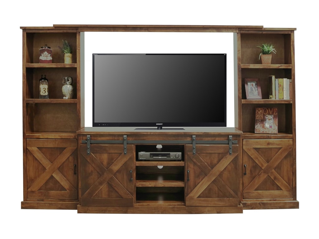 Legends Furniture Farmhouse Collection Rustic Entertainment Wall Legends Furniture Farmhouse Collectionentertainment Wall Unit