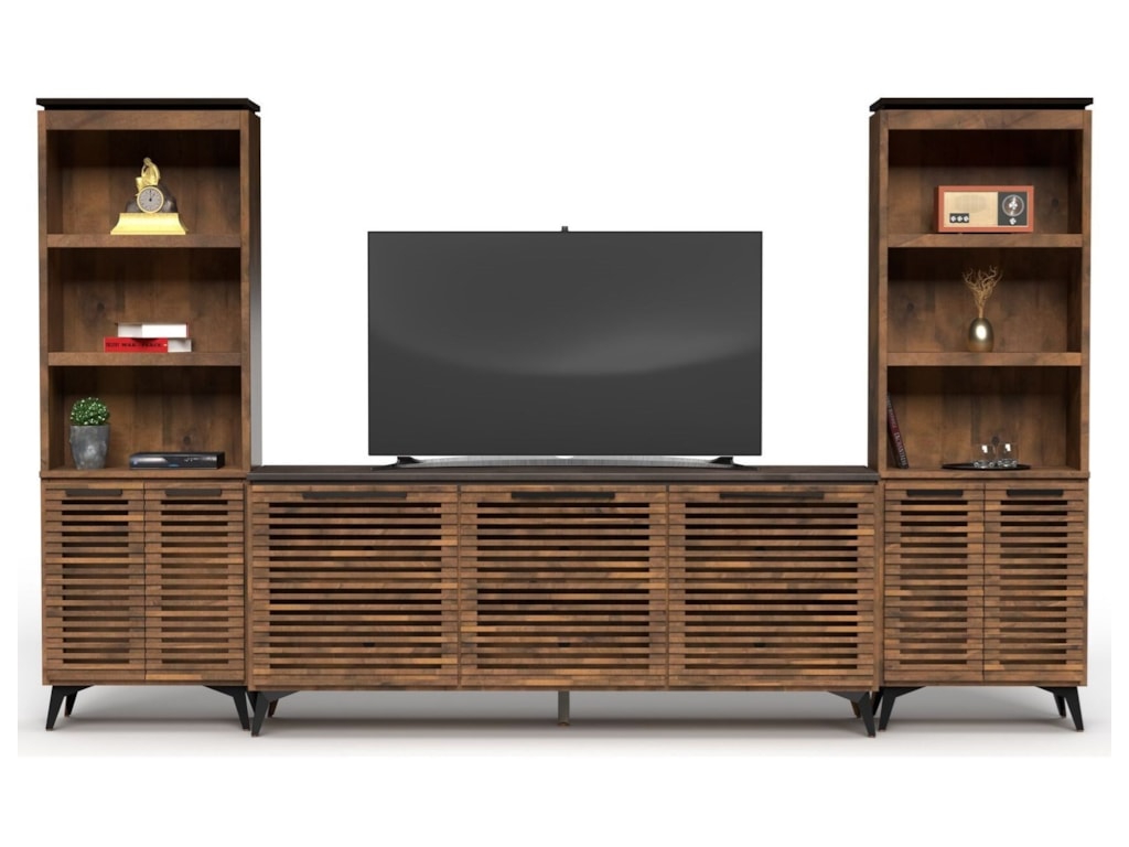 Legends Furniture Graceland Contemporary Entertainment Wall Unit Wayside Furniture Wall Unit