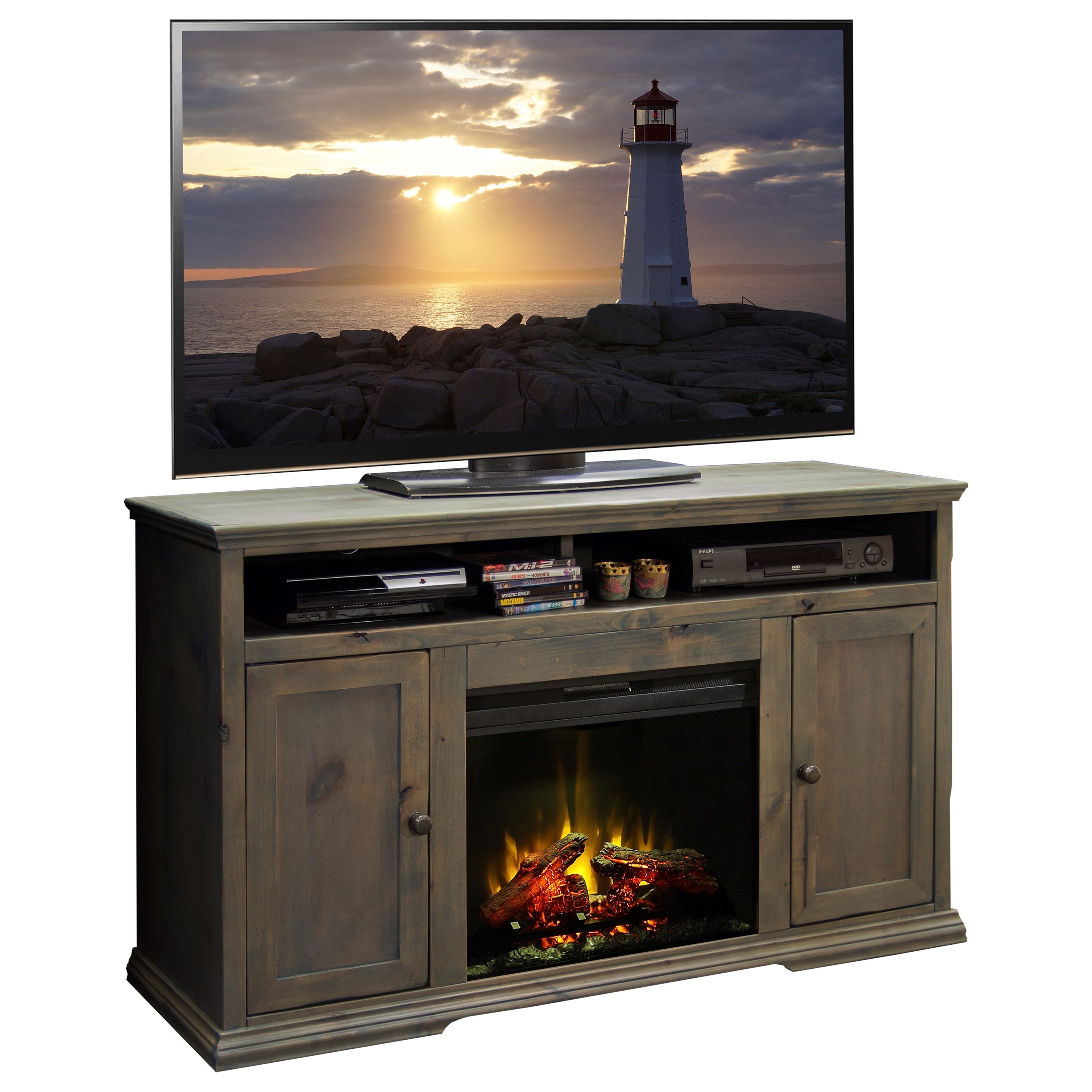 Legends Furniture Greyson Gy5304 Bnw Rustic Media Console With