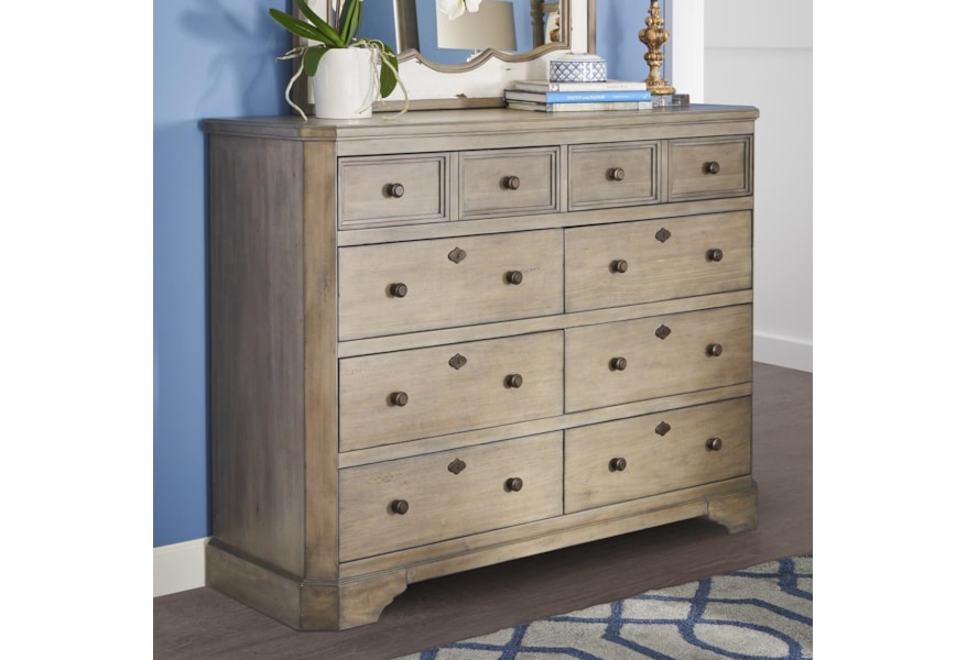 Legends Furniture Laurel Grove Zlgv 7113 Tall 8 Drawer Dresser