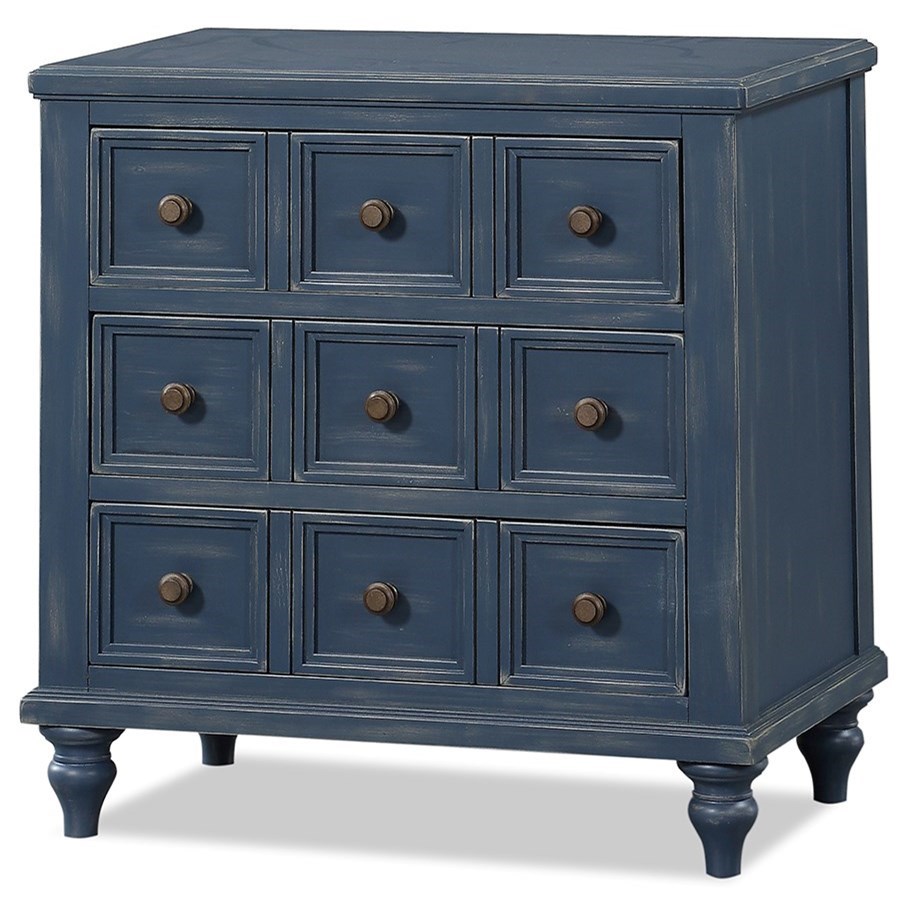 Legends Furniture Laurel Grove 3 Drawer Apothecary Nightstand Pedigo Furniture Nightstands