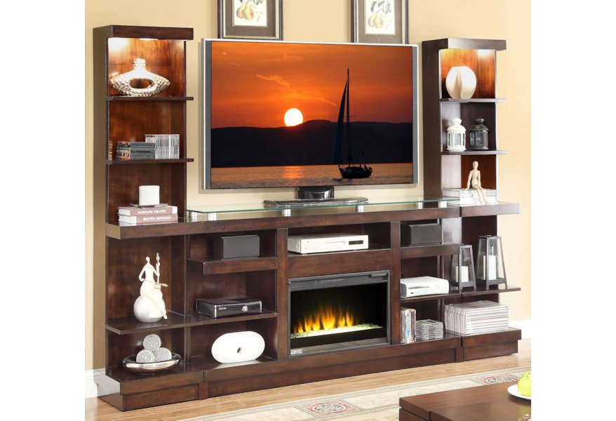 Legends Furniture Novella Znov 3000 Two 5 Shelf Entertainment