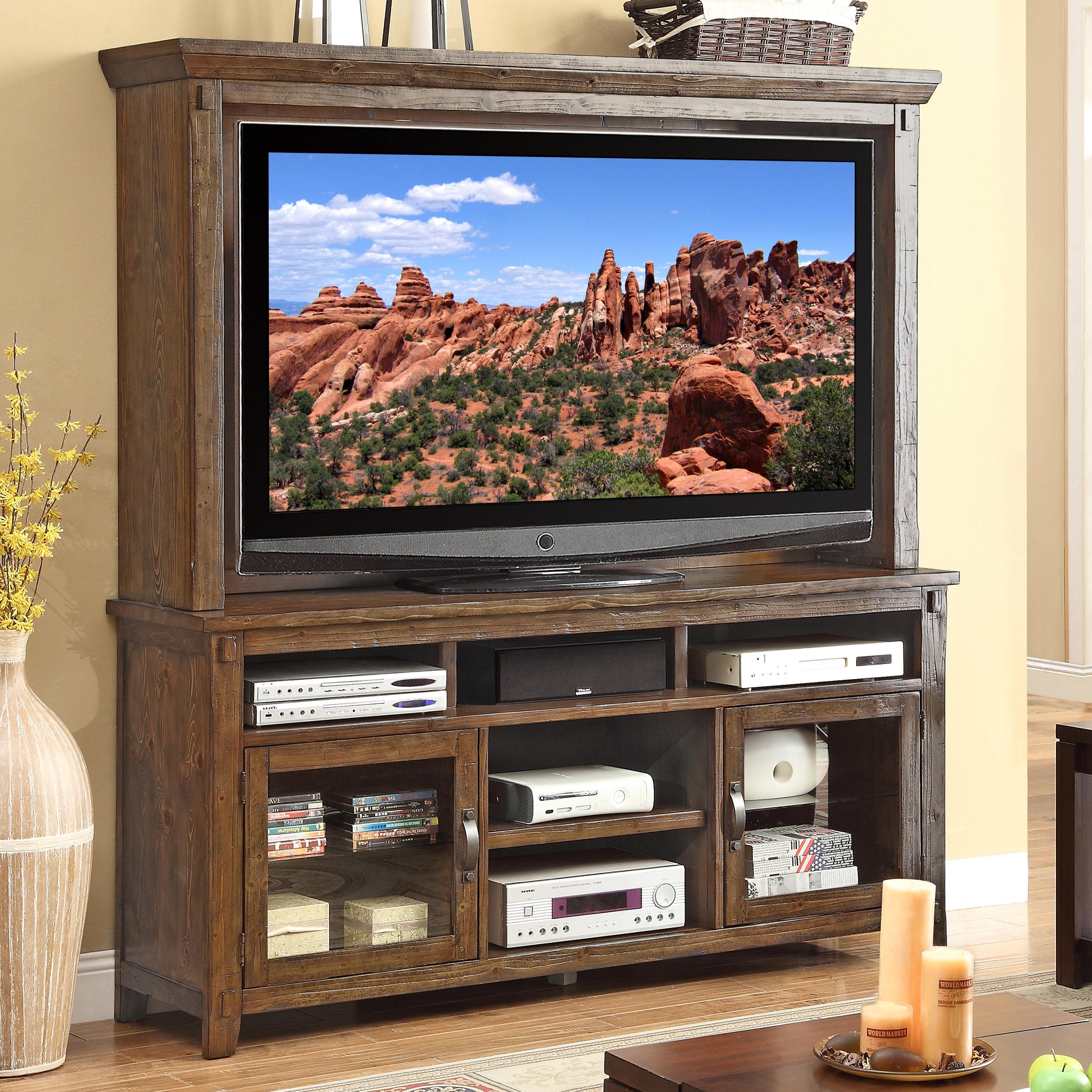 Legends Furniture Restoration Rustic Casual Tv Console And Hutch