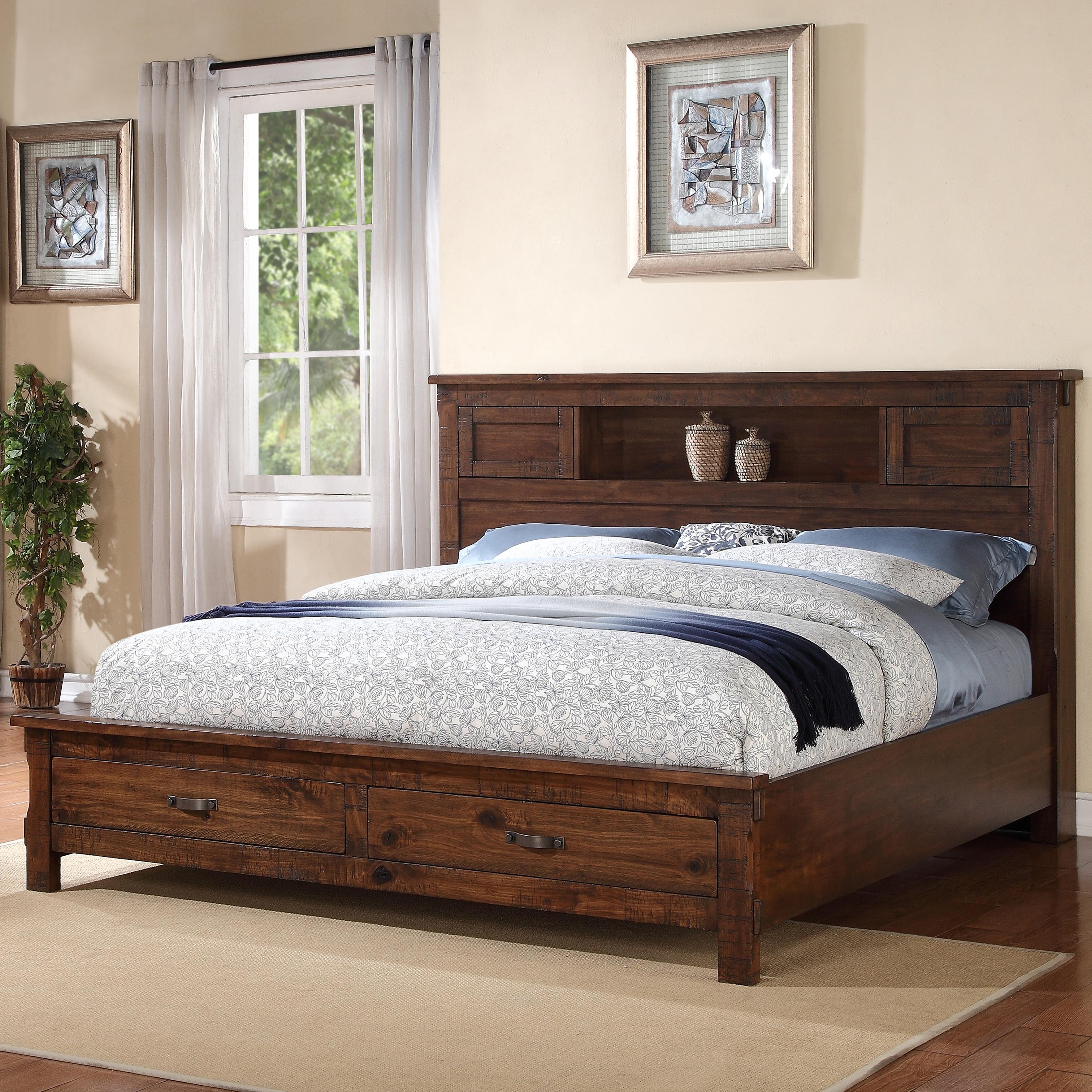 Legends Furniture Restoration Rustic California King Bed With 2