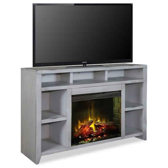 Vendor 1356 Urban Flat Uf5101 Hwt Casual Fireplace Console With