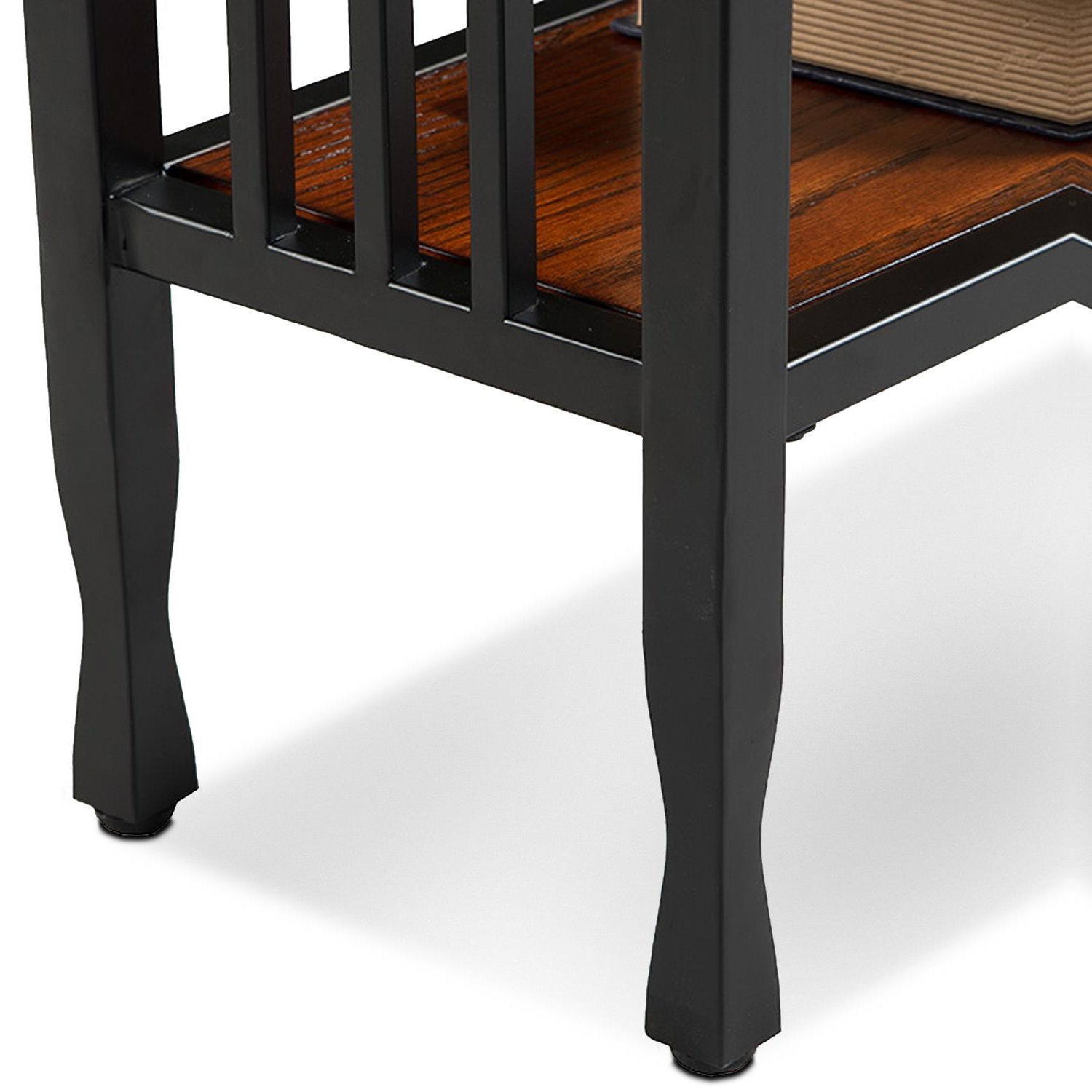Leick Furniture Ironcraft Narrow Chairside Table Crowley Furniture Mattress End Tables