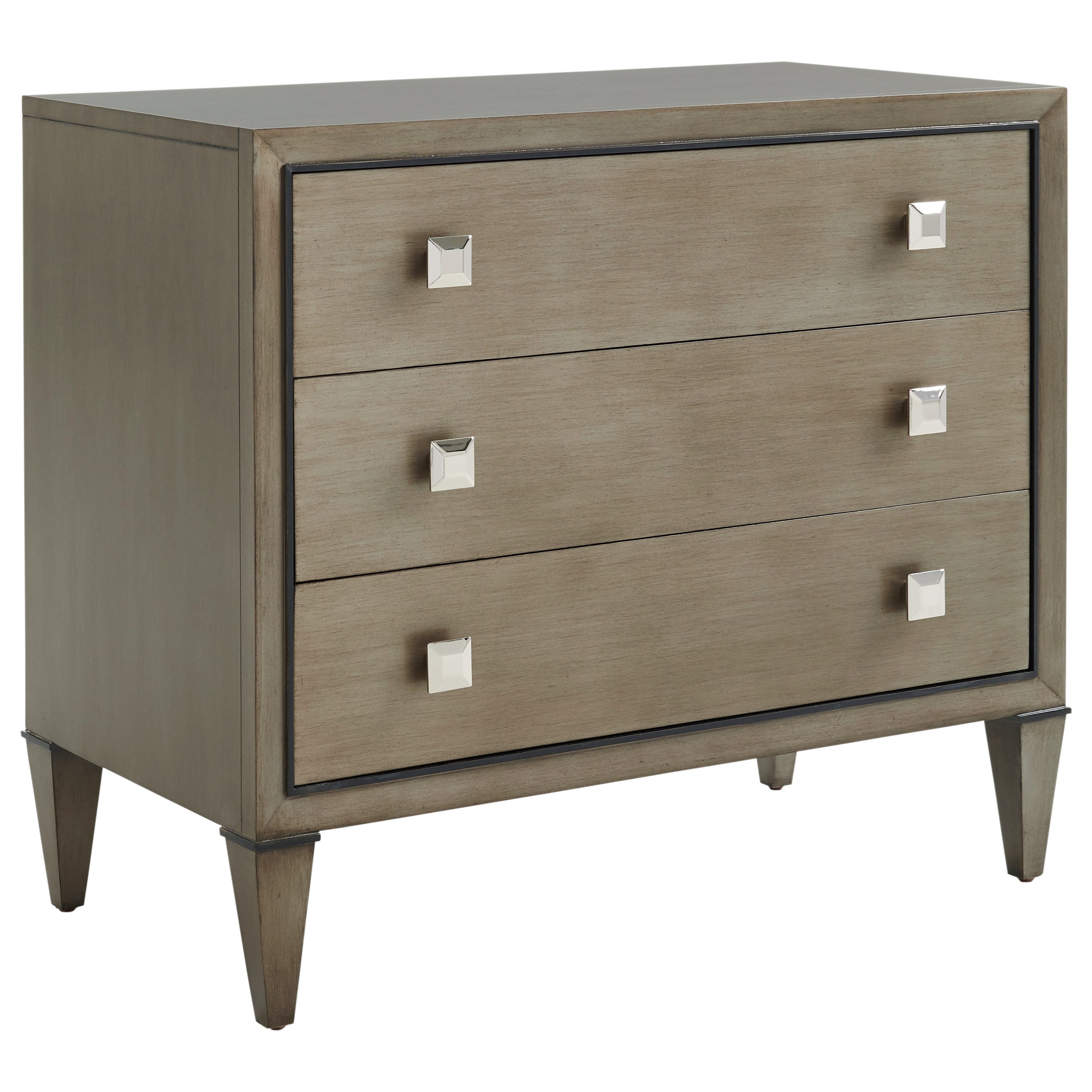 Lexington Ariana 732 620 Paloma Three Drawer Nightstand Hudson S