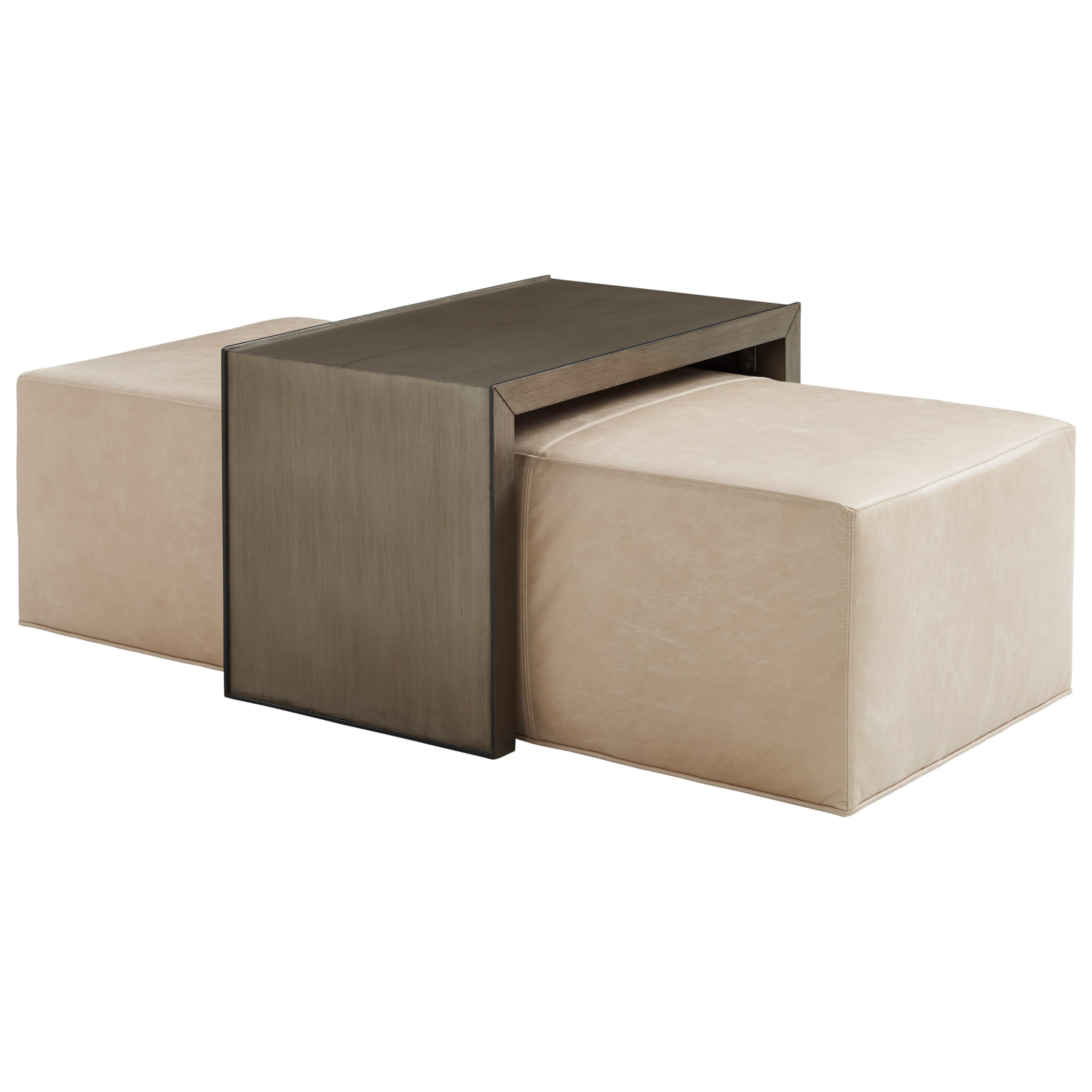 cocktail ottoman tray