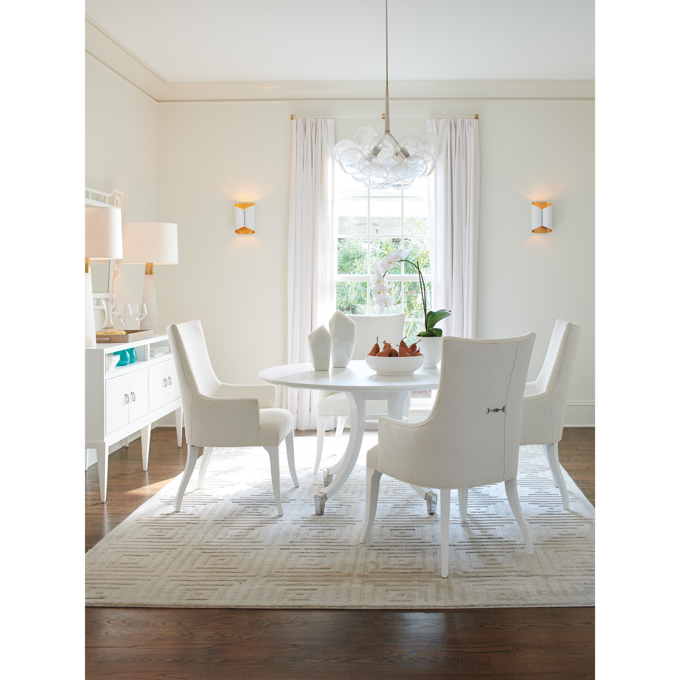 Lexington Avondale Bloomfield Round Dining Table With 54 Inch Top Howell Furniture Dining Tables