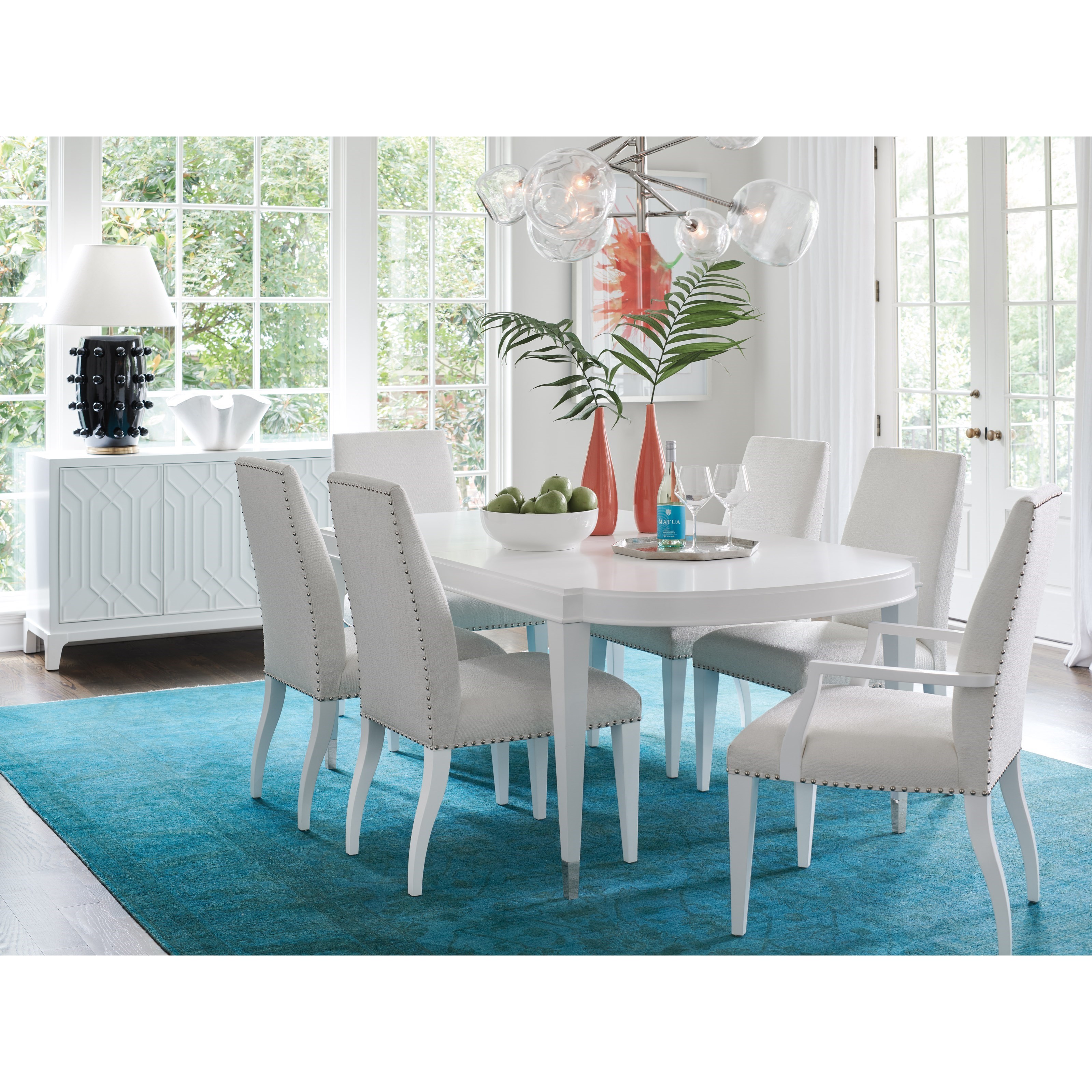 Lexington Avondale 7 Piece Dining Set With Vernon Hills Oval Table With Leaves Story Lee Furniture Dining 7 Or More Piece Sets