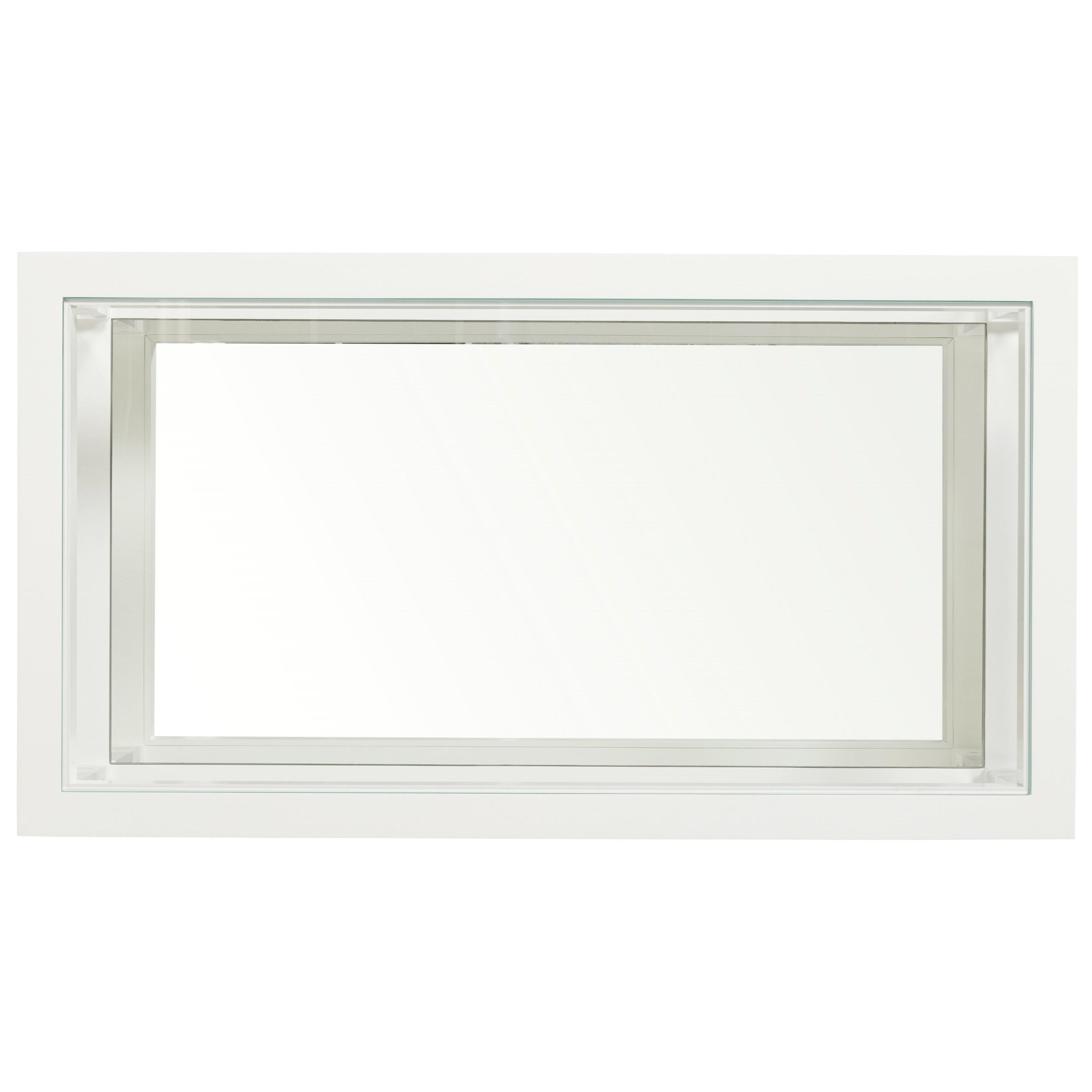 Lexington Avondale Riverdale Acrylic And Glass Cocktail Table With Mirror Bottom Belfort Furniture Cocktail Coffee Tables