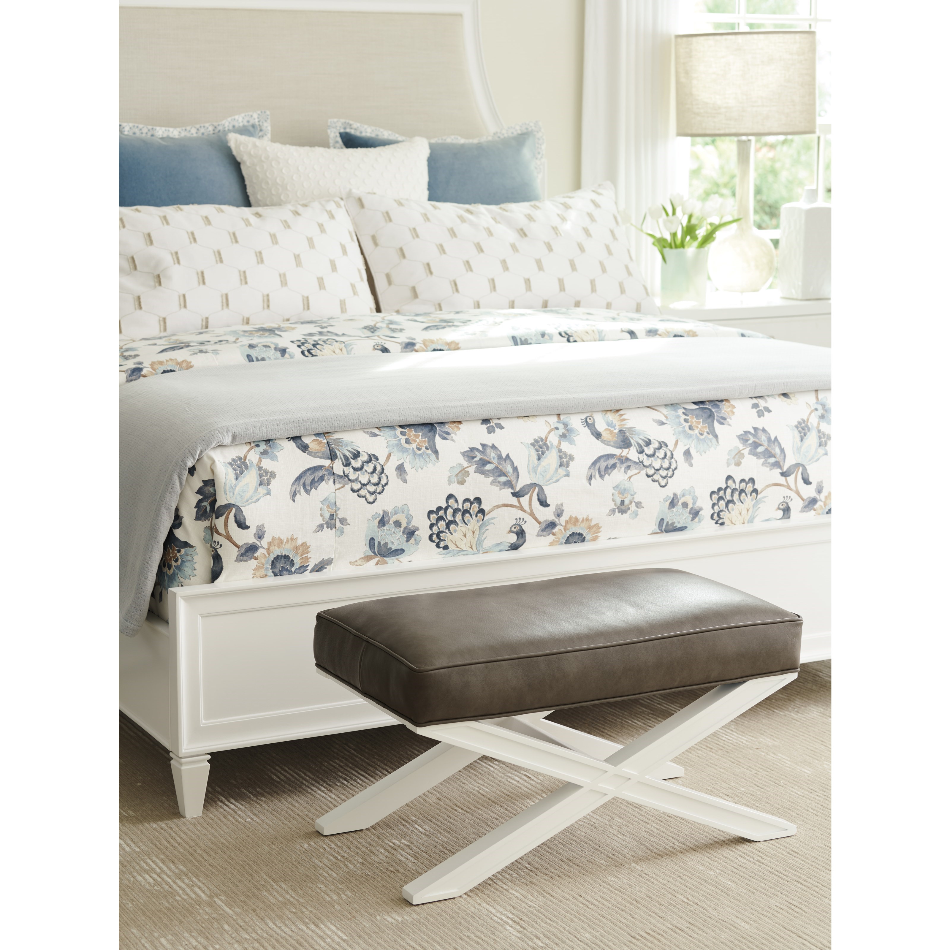 Lexington Avondale Ll1872 44 Vaughan X Stool Ottoman Hudson S