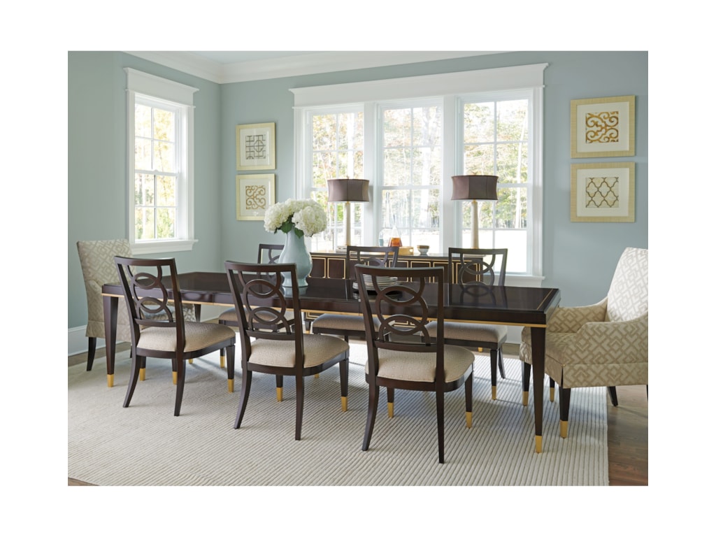Lexington Carlyle Manhattan Rectangular Dining Table With Table Extension Leaves Wayside Furniture Dining Tables