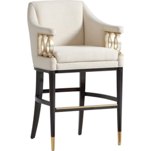 Lexington Carlyle 736 896 01 Hemsley Upholstered Bar Stool With