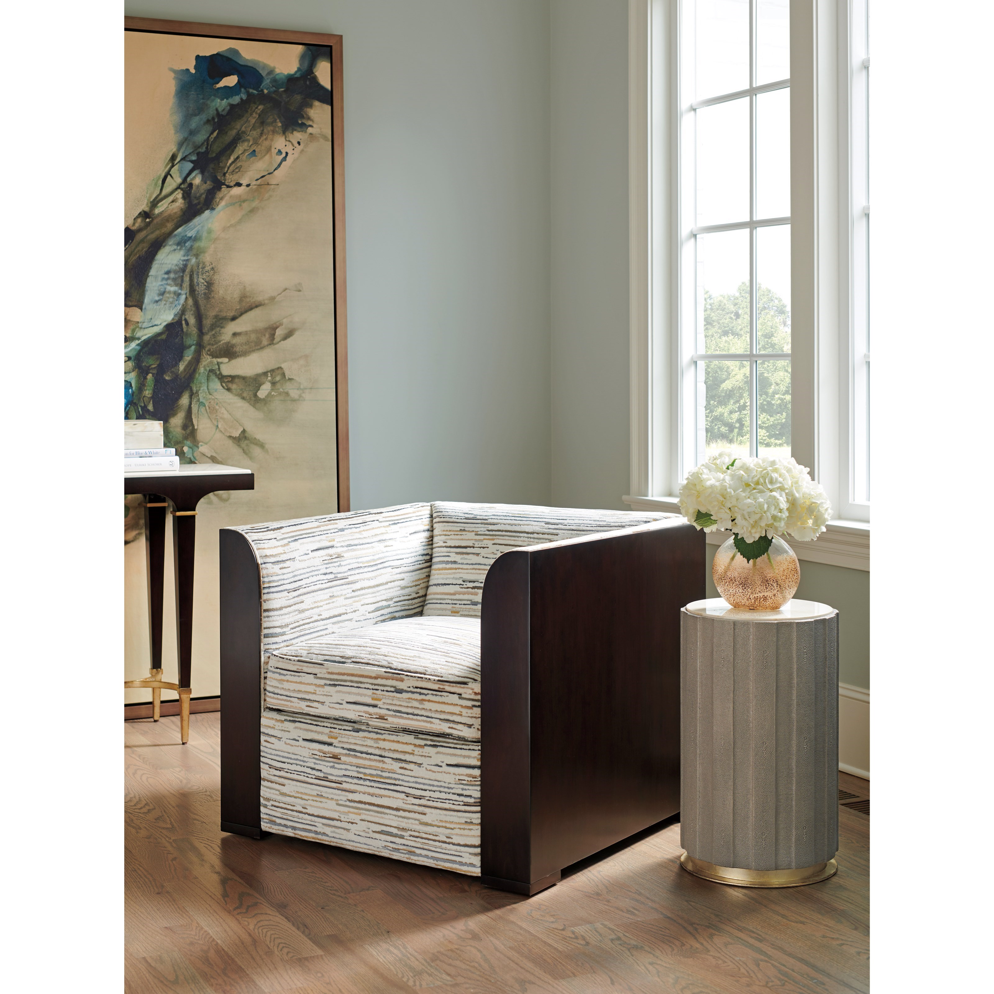 Lexington Carlyle 736 950 Chelsea Taupe Shagreen Accent Table Baer S Furniture End Tables