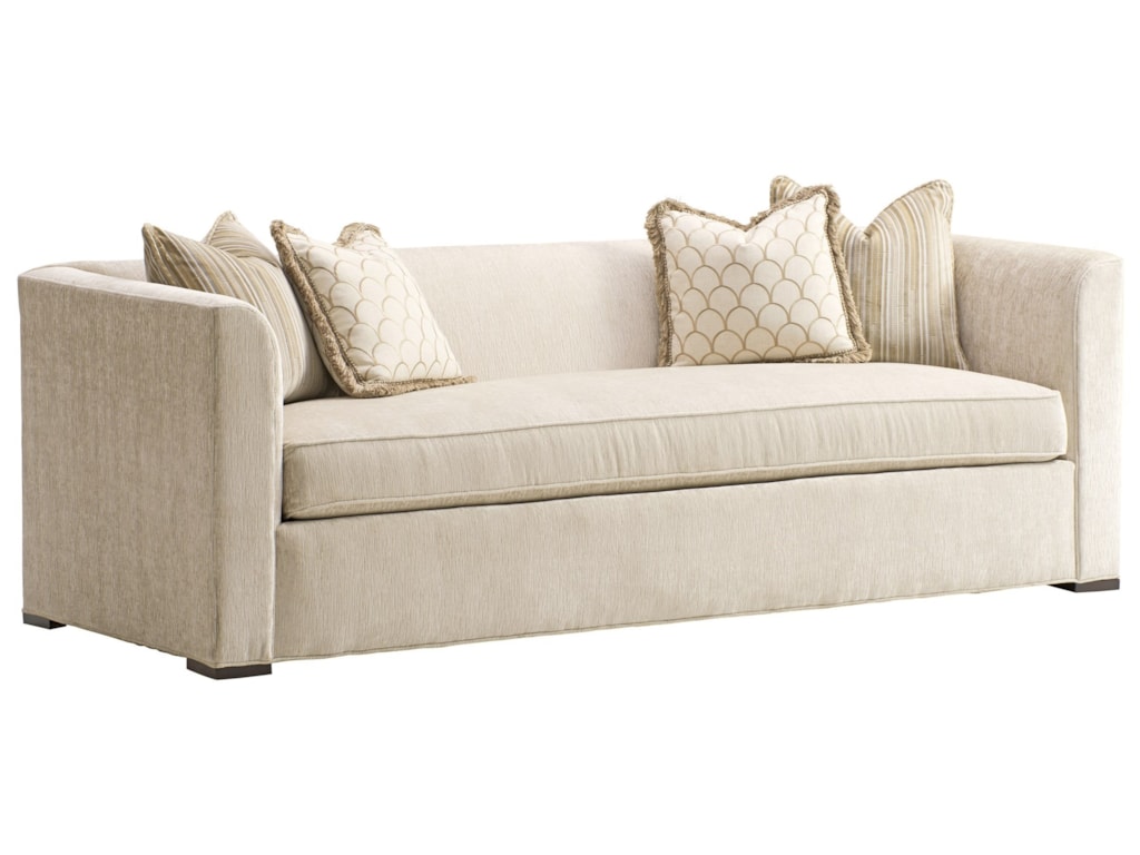 Lexington Carlyle 7526 33 Gotham Tuxedo Sofa With Bench Seat