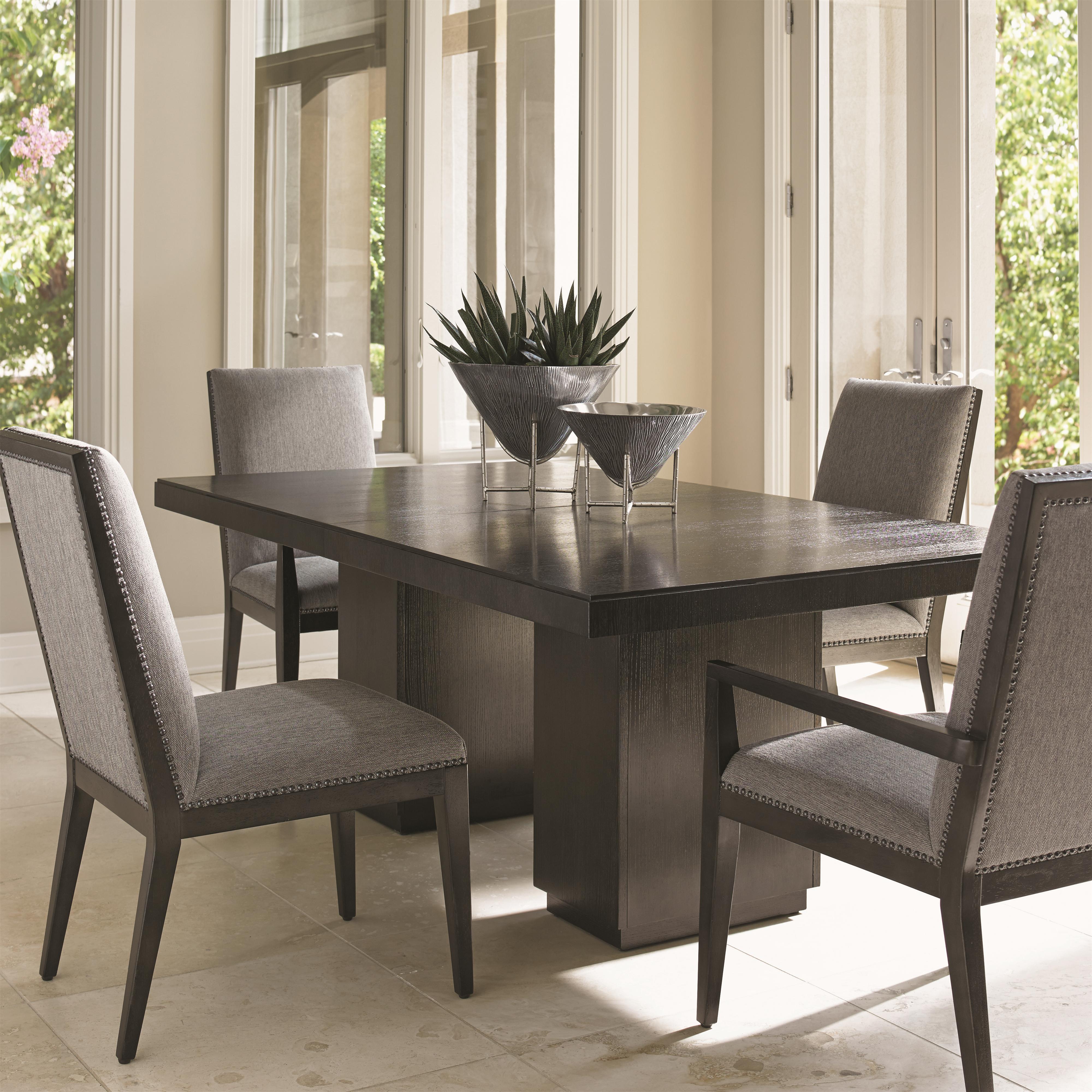 Lexington Carrera Modena Five Piece Dining Set With Customizable Chairs Johnny Janosik Dining 5 Piece Sets
