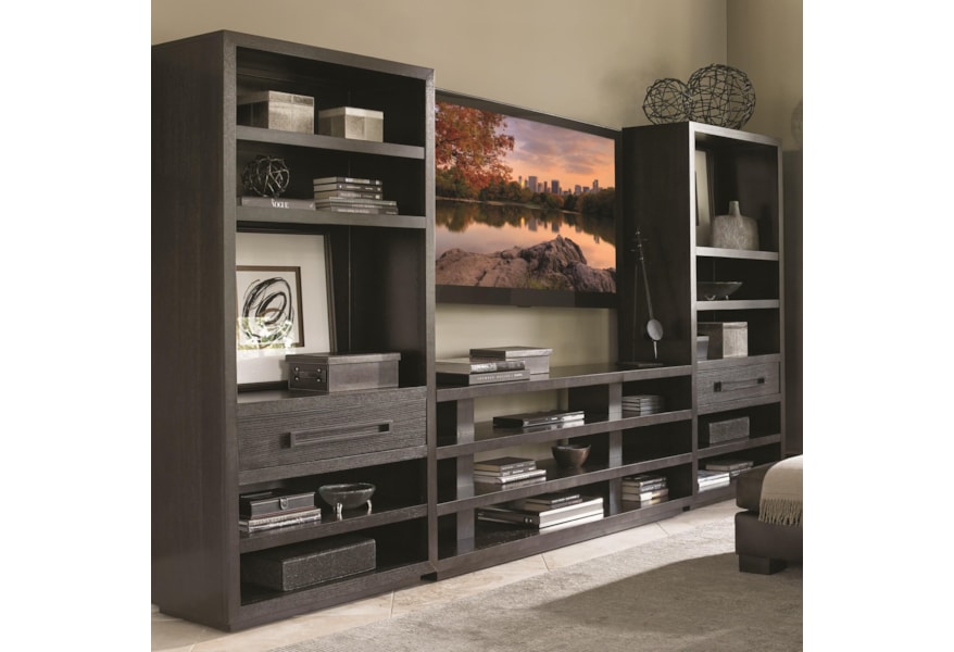 Lexington Carrera Entertainment Wall Unit With Elise Console Table