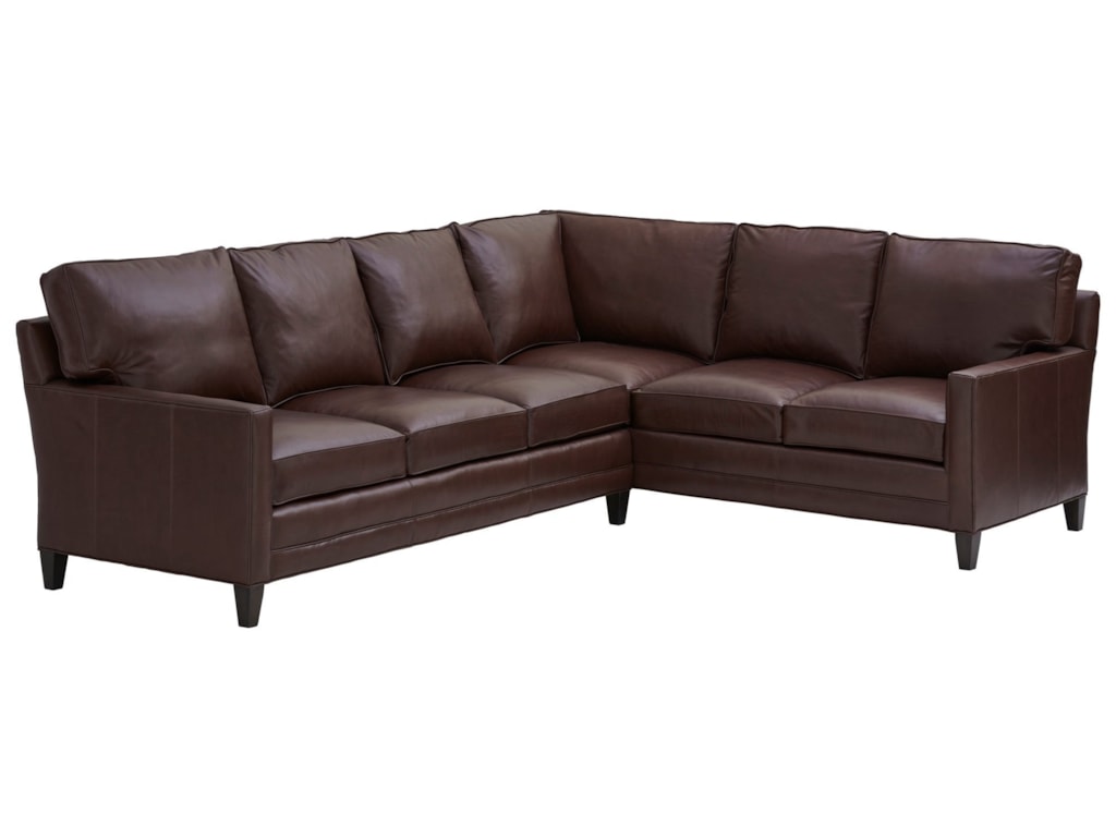 Lexington Couture LeatherBrayden Customizable 5-Seat Sectional Sofa
