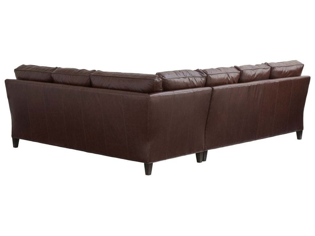 Lexington Couture LeatherBrayden Customizable 5-Seat Sectional Sofa
