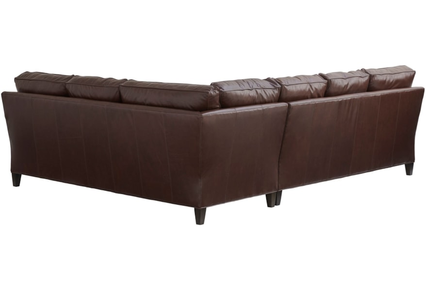 Lexington Couture Leather Brayden Customizable 5 Seat Sectional
