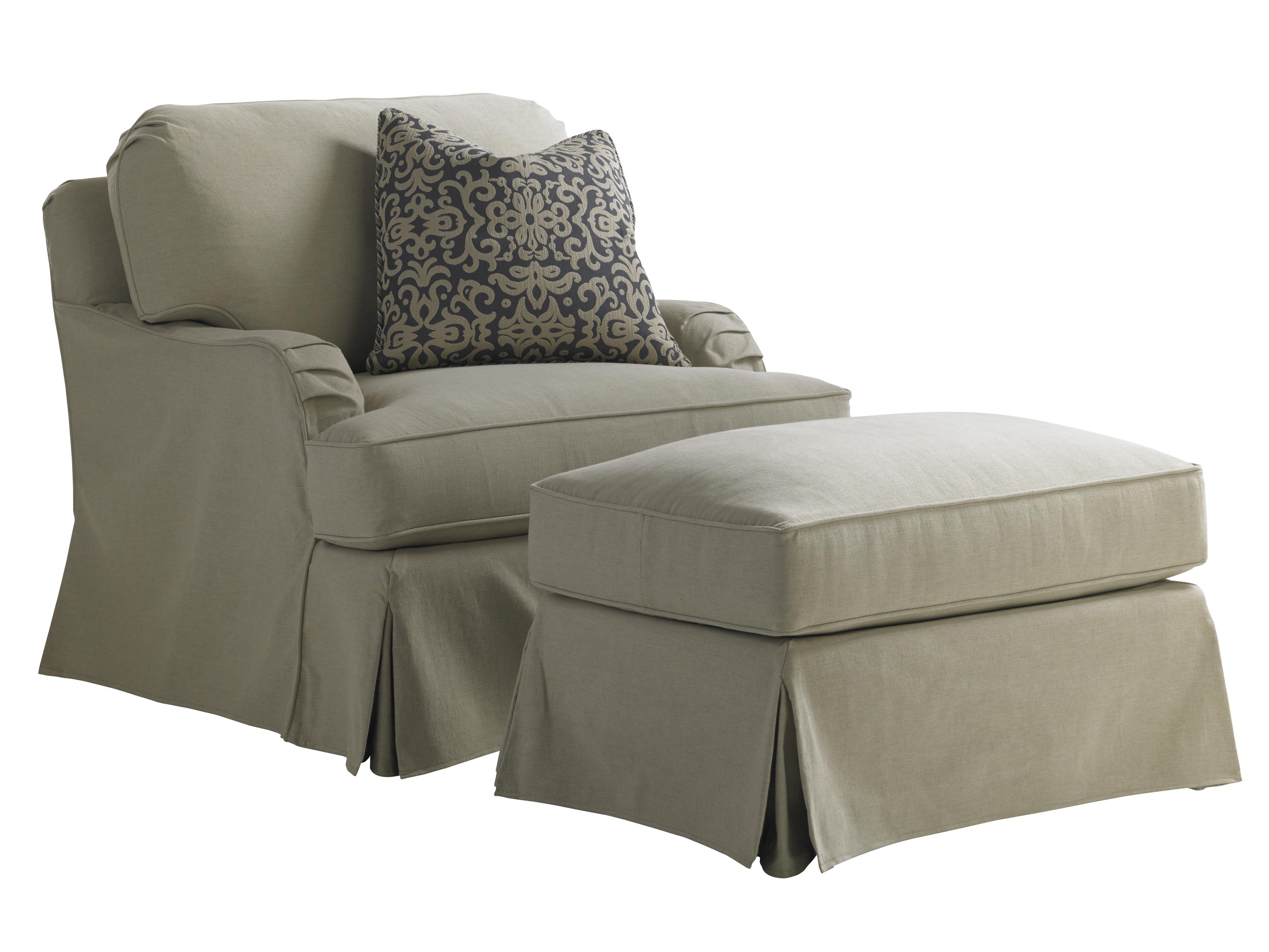 Lexington Coventry Hills Stowe Slipcover Chair With English Arms