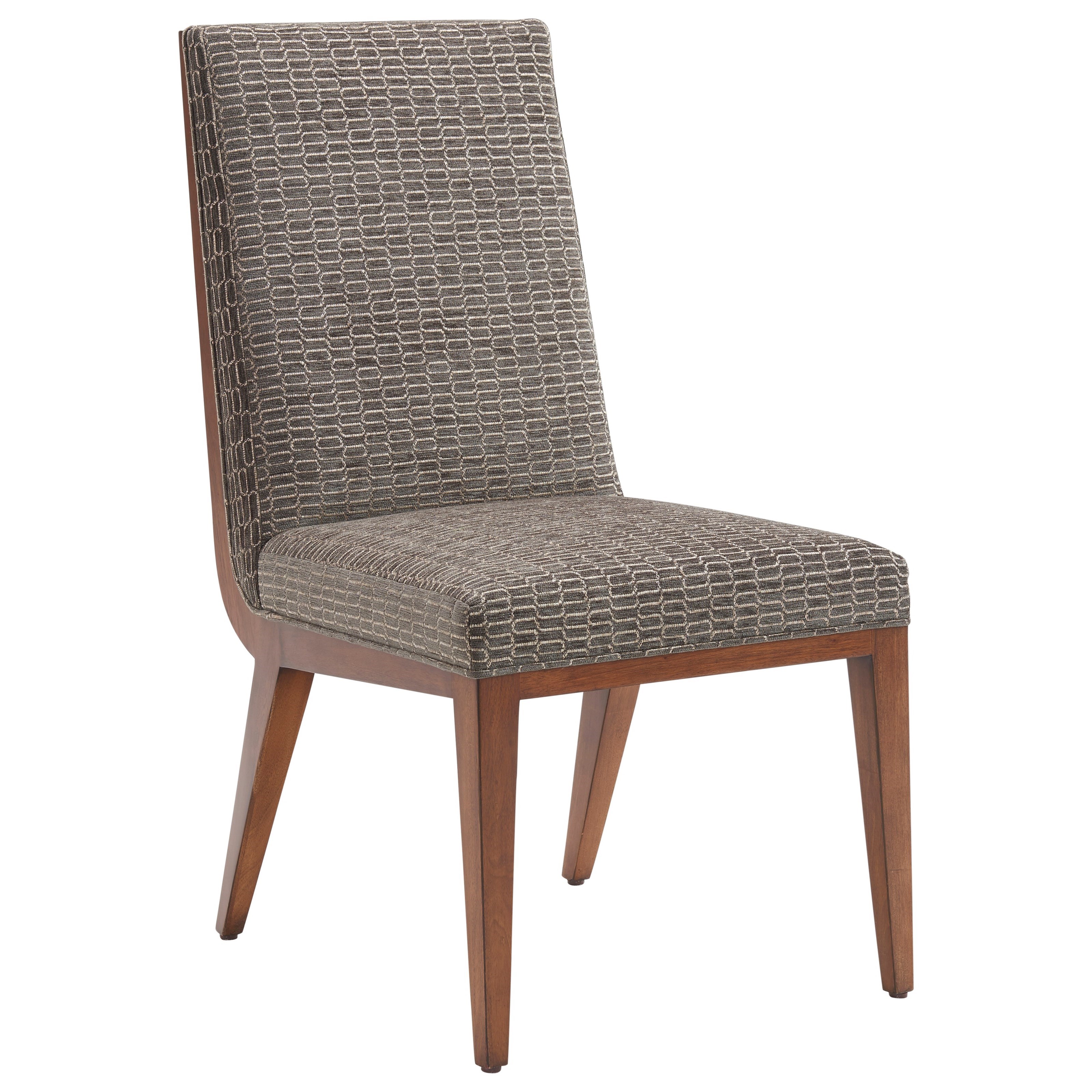 Lexington Kitano Marino Upholstered Side Chair In Custom Fabric Lindy S Furniture Company Dining Side Chairs