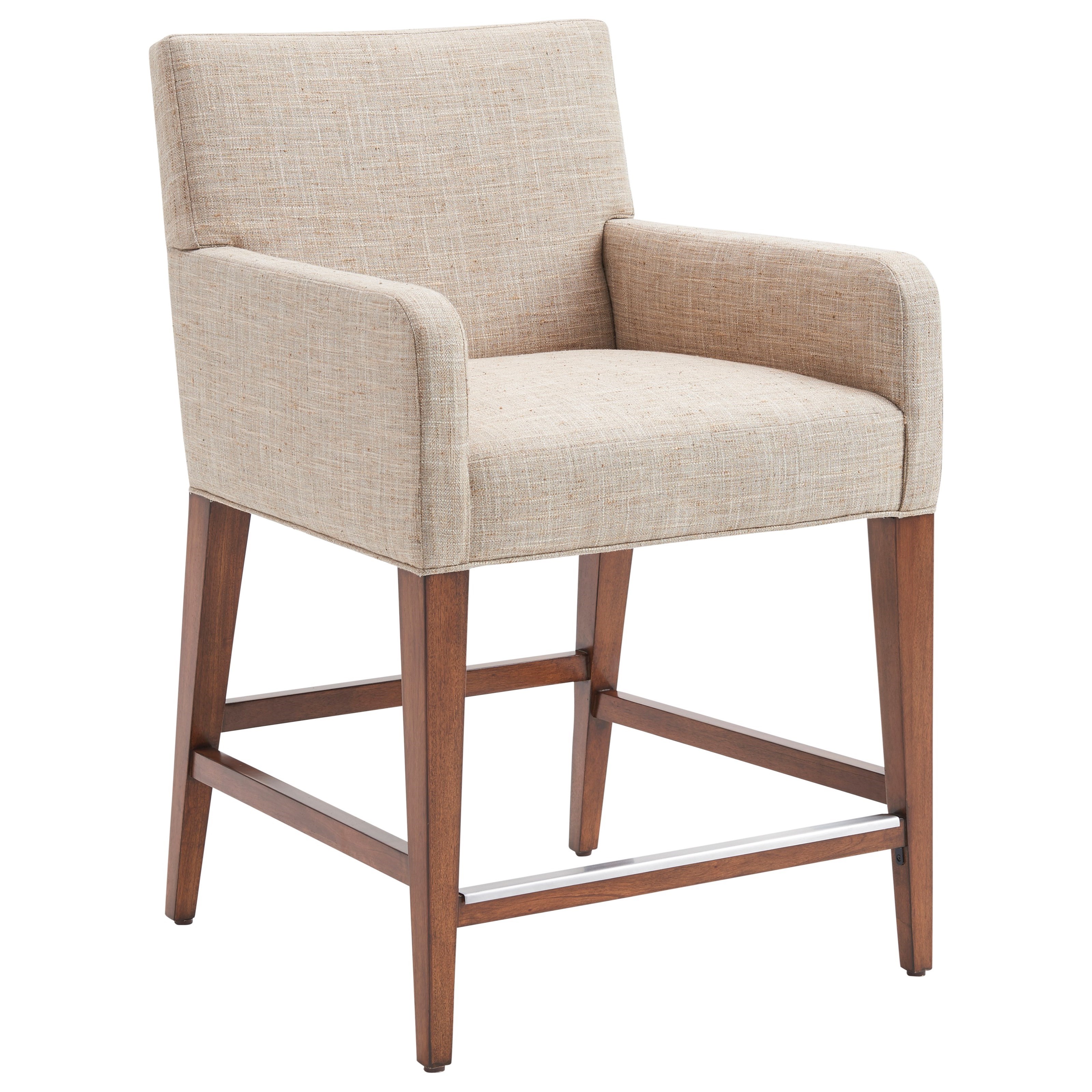 Lexington Kitano Perry Counter Stool In Medford Cream Fabric