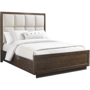 Lexington Laurel Canyon Queen Casa Del Mar Upholstered Bed In Sueded Microfiber Sprintz Furniture Upholstered Beds