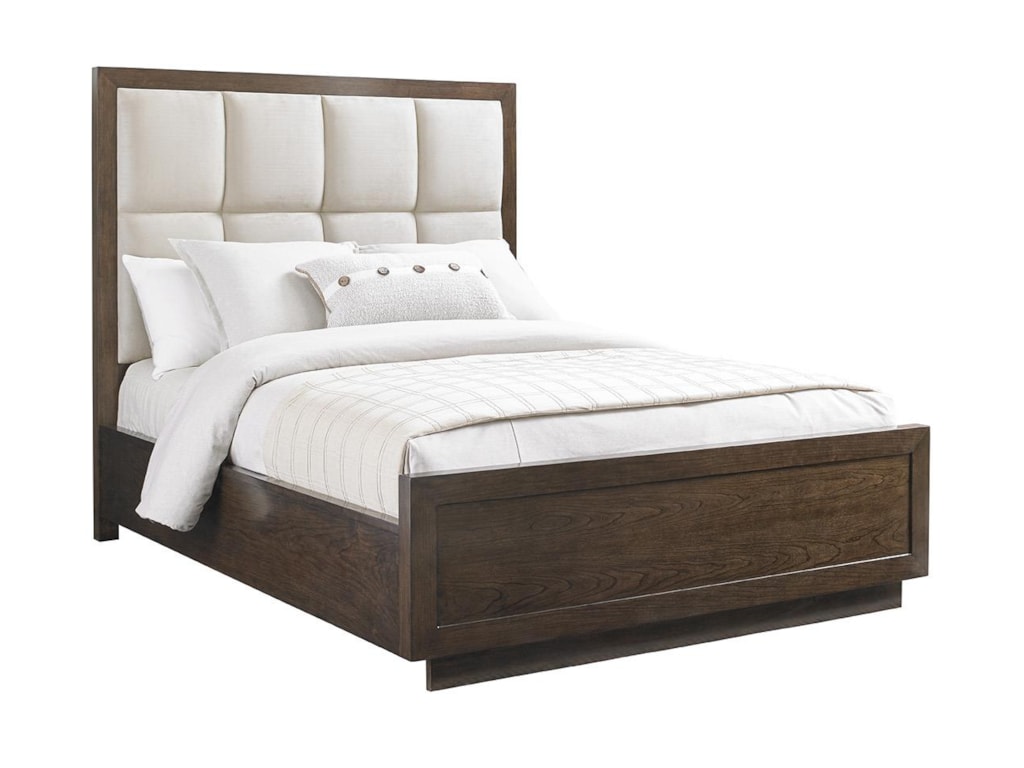 Lexington Laurel Canyon Queen Casa Del Mar Upholstered Bed In Sueded Lexington Laurel Canyon Queen Casa Del Mar Upholstered Bed In Sueded Microfiber