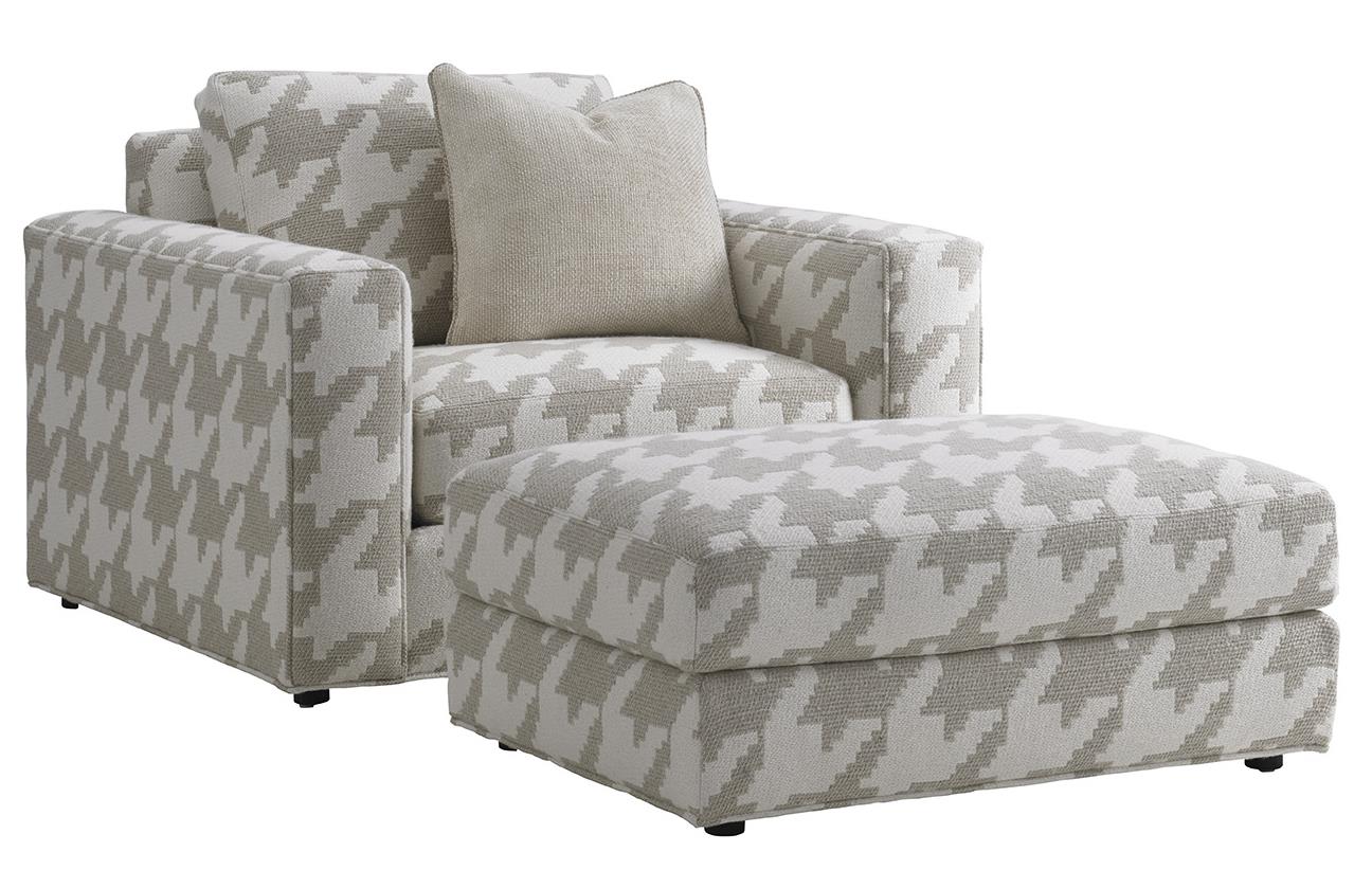 Lexington Laurel Canyon Bellevue Oversized Chair And Ottoman Set