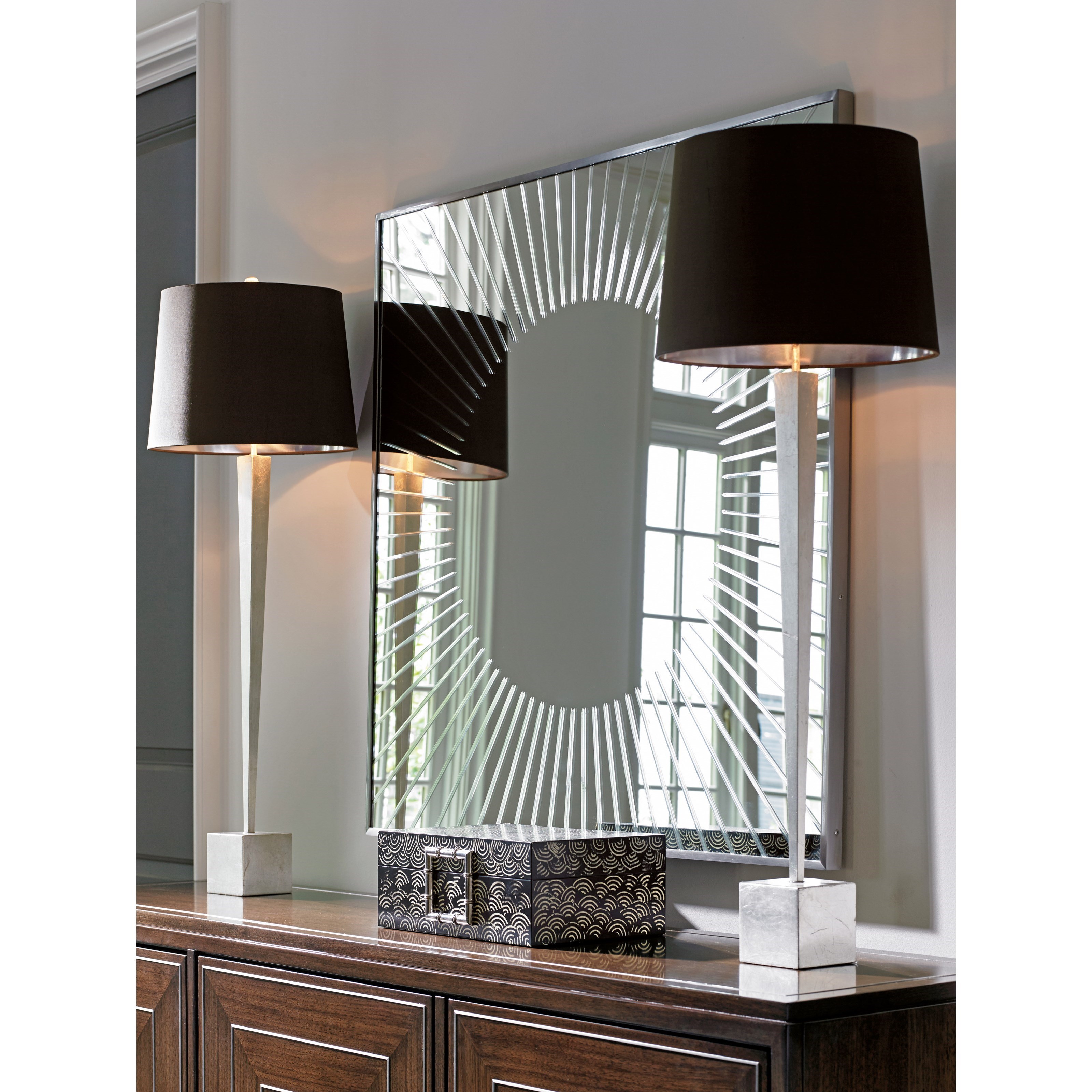 Lexington Macarthur Park Calliope Square Plate Mirror With