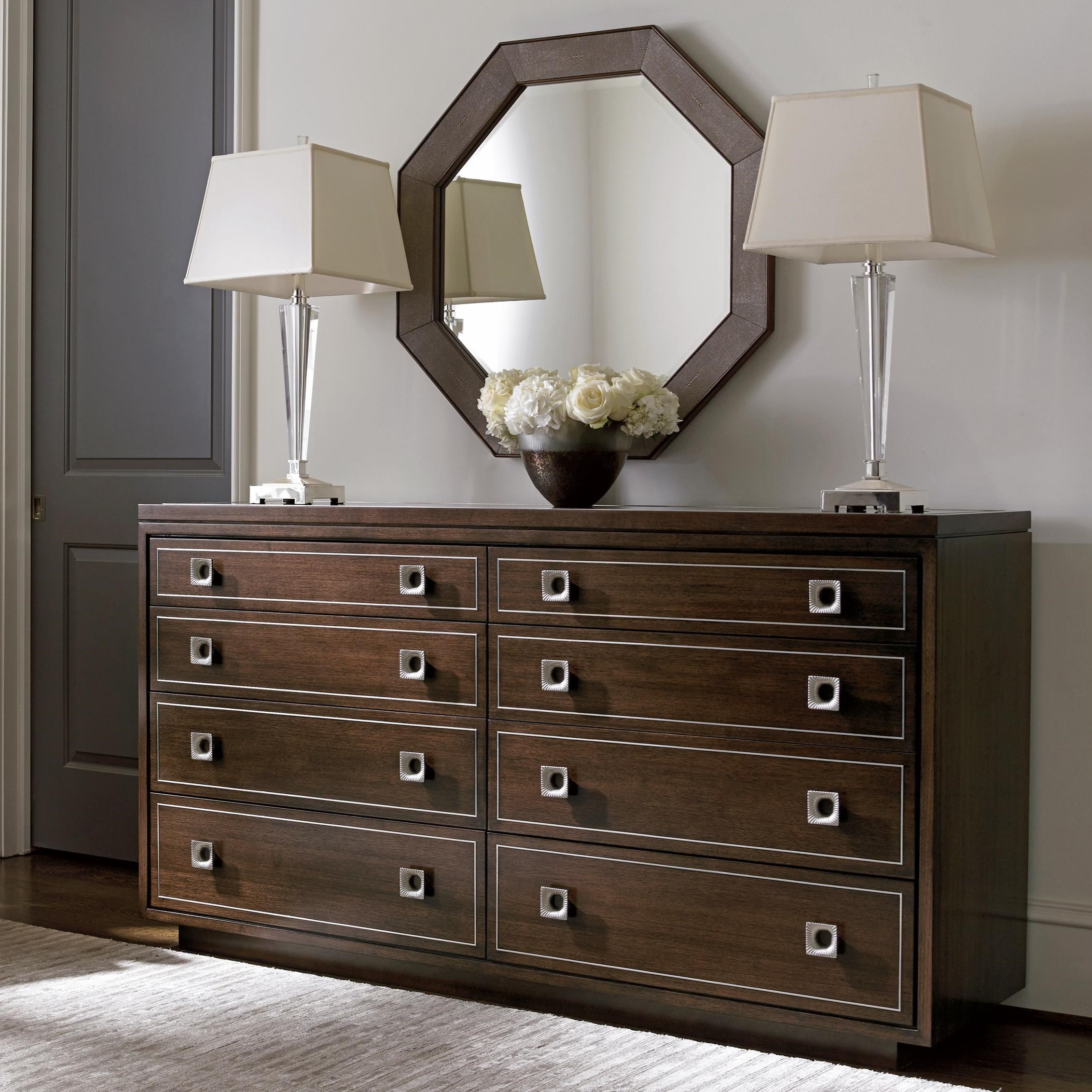 Lexington Macarthur Park Montage Dresser And Riva Mirror Set