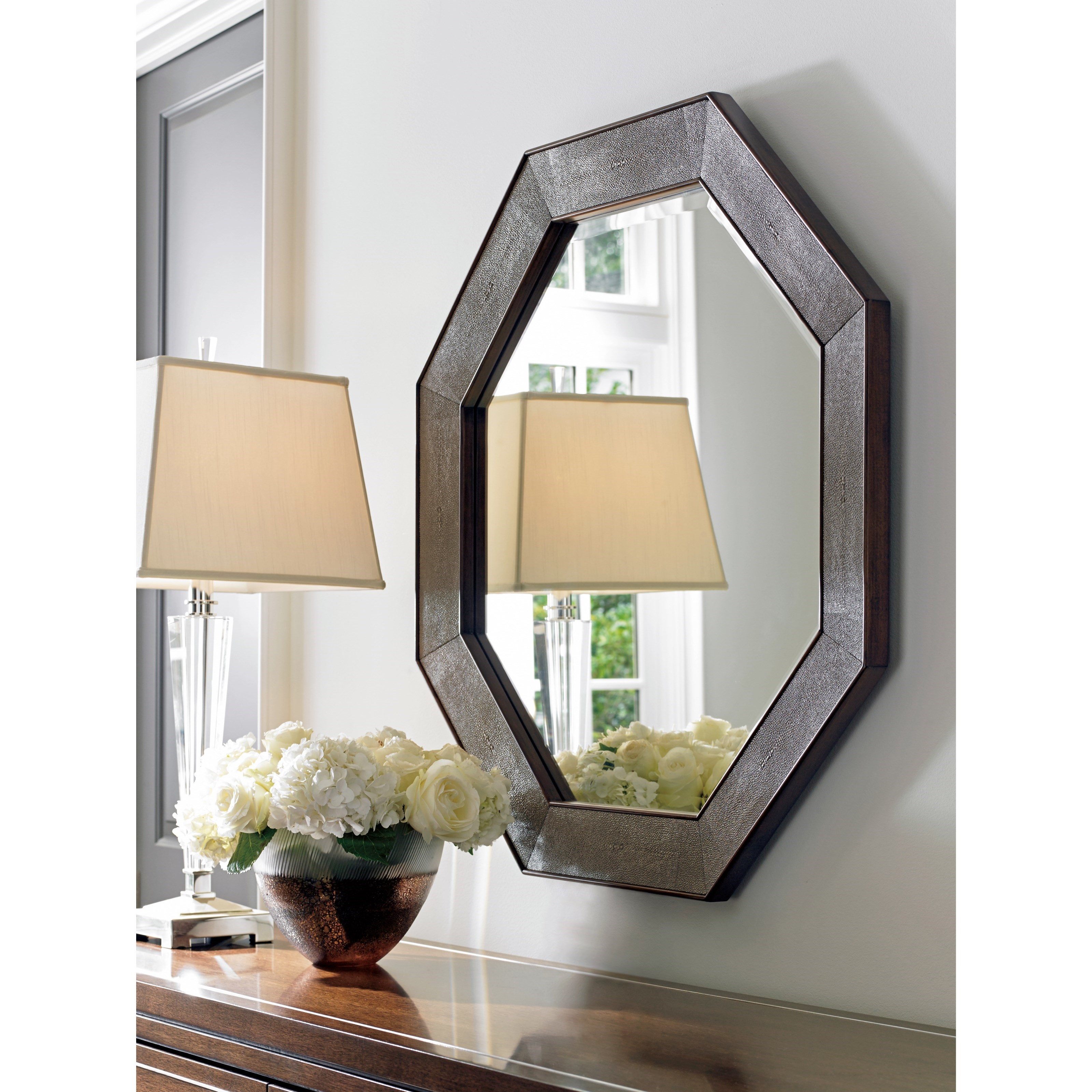 Lexington Macarthur Park Montage Dresser And Riva Mirror Set