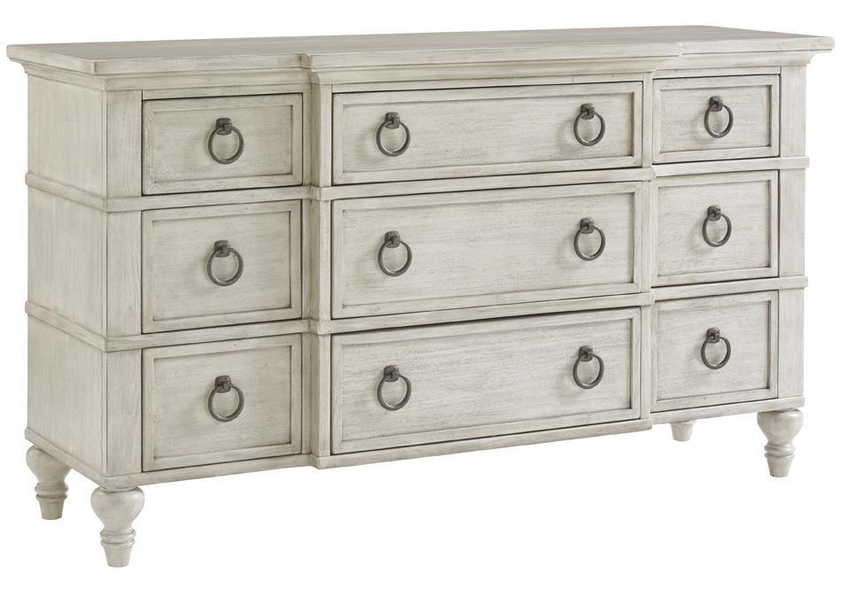 Lexington Oyster Bay Barrett Nine Drawer Dresser With Flip Front Drawer And Wire Management Johnny Janosik Dressers