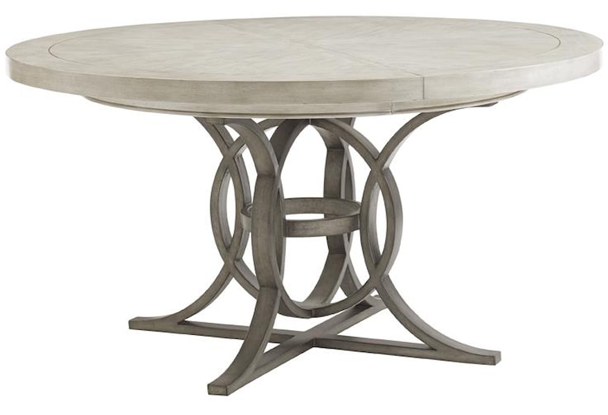 Lexington Oyster Bay Calerton Round Dining Table With Extension Oyster Bay Calerton Round Dining Table