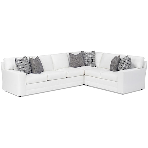 Lexington Personal Design Series Customizable Bedford Three Piece Lexington Personal Design Series Customizable Bedford Three Piece Sectional Sofa With Raf Loveseat 9 Inch