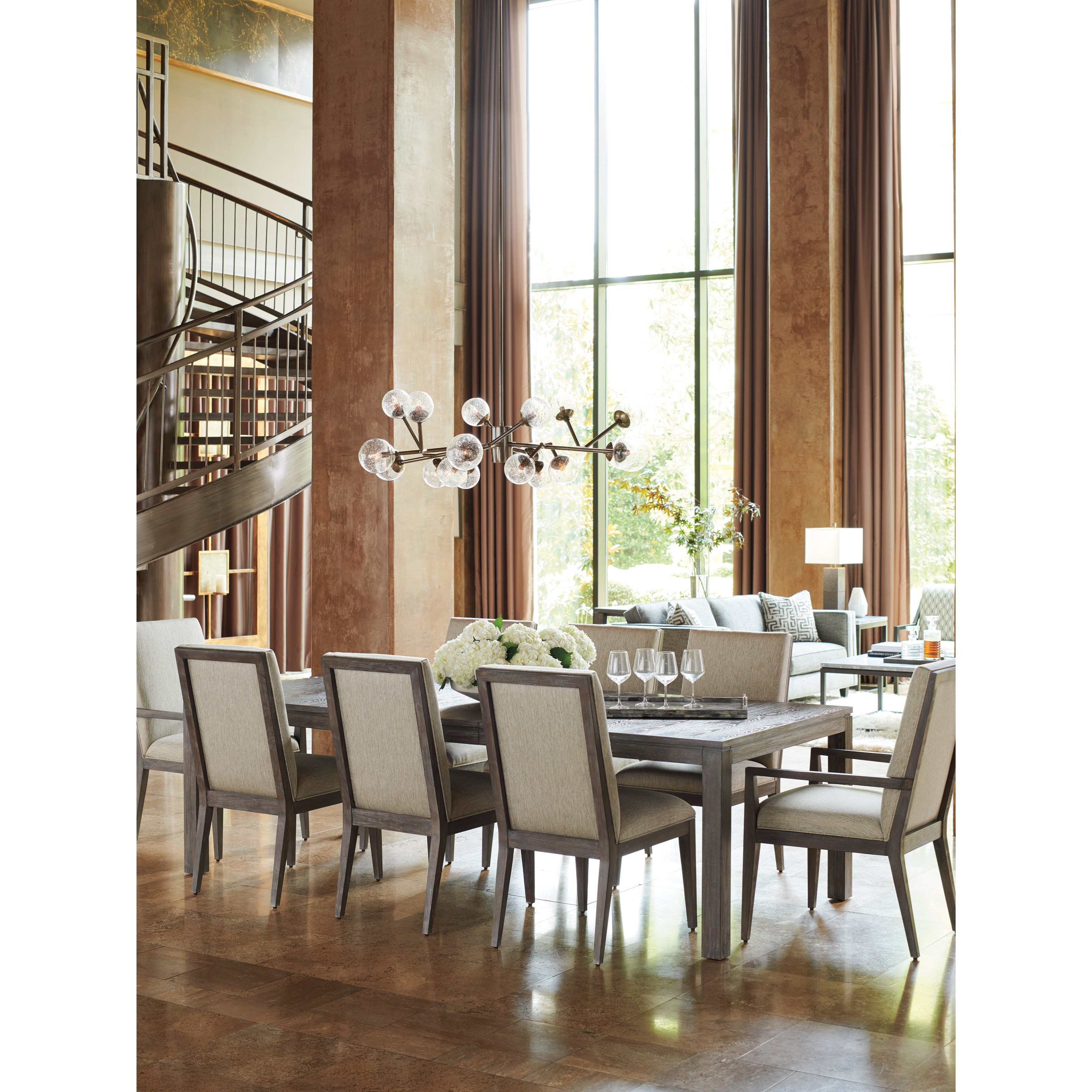 Lexington Santana 411 877 Marin Rectangular Dining Table With