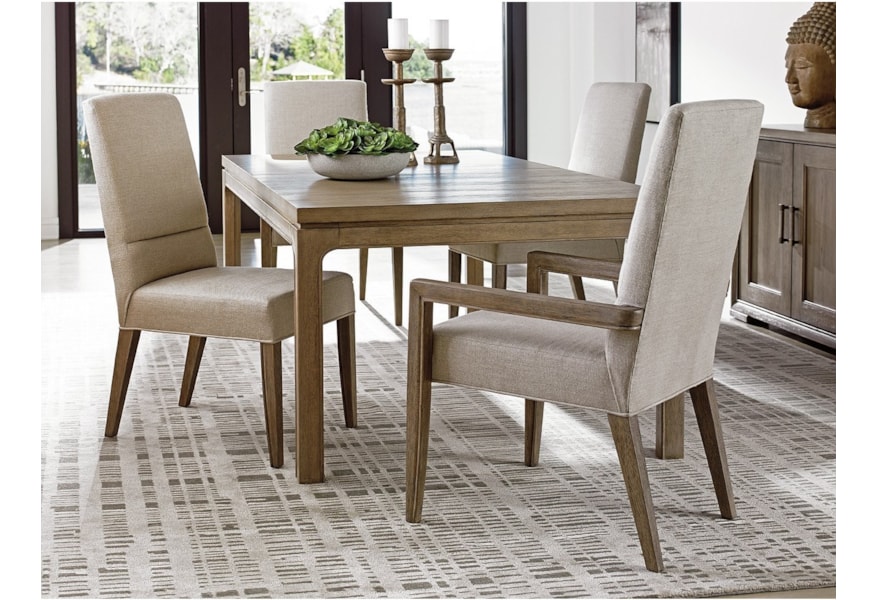 Lexington Shadow Play Metro Dining Side Chair In Dove Gray Fabric Belfort Furniture Dining Side Chairs