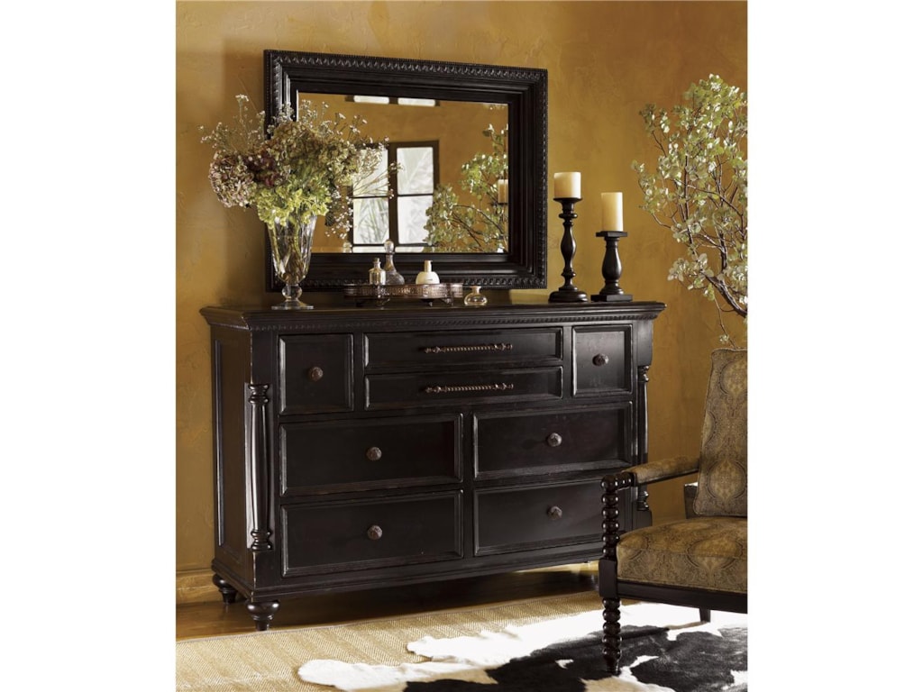 Tommy Bahama Home KingstownStony Point Triple Dresser and Fairpoint Mir