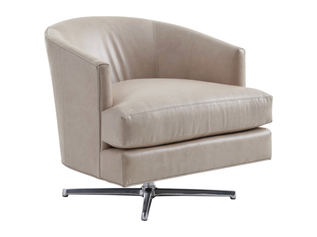 Lexington ZavalaGraves Swivel Chair (Polished Chrome)